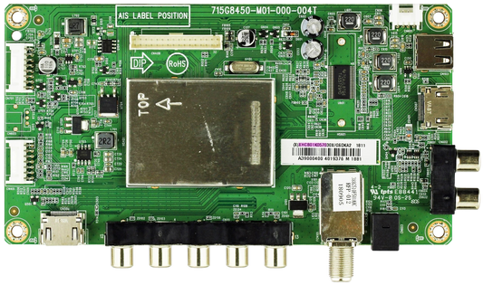 Vizio 756TXHCB01K0570 Main Board for D39HN-E1 (LTQDVLKU Serial)