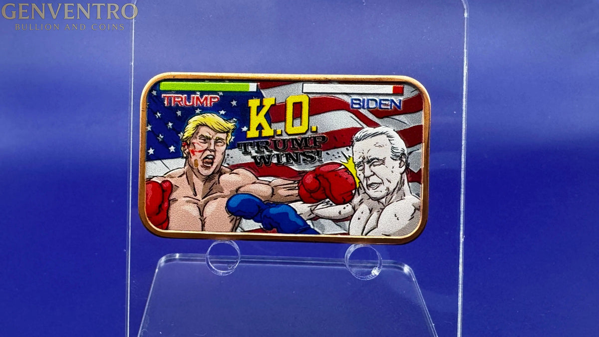 1oz Copper Bar Trump Wins K.O