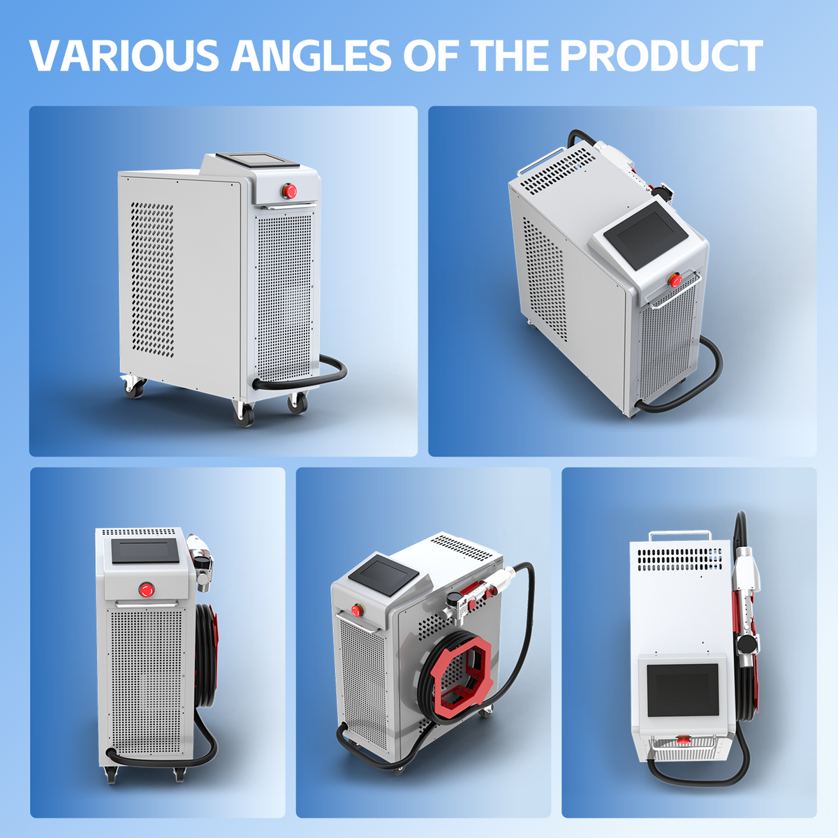 Hand-Held Fiber Laser Cleaner 2000W