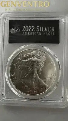 2022 Silver American Eagle PCGS MS 70 First Strike Black Label
