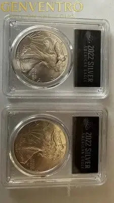 2022 Silver American Eagle PCGS MS 70 First Strike Black Label