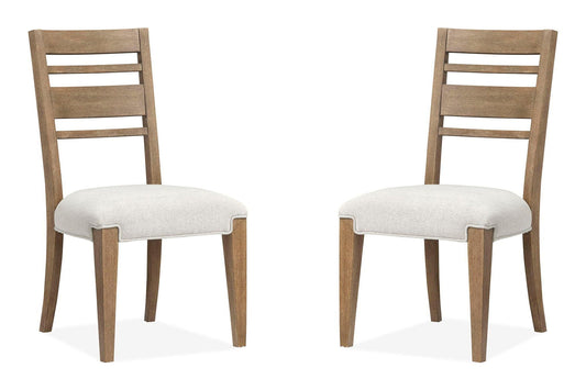 Plum Creek - Upholstered Side Chair With Wood Back (Set of 2)