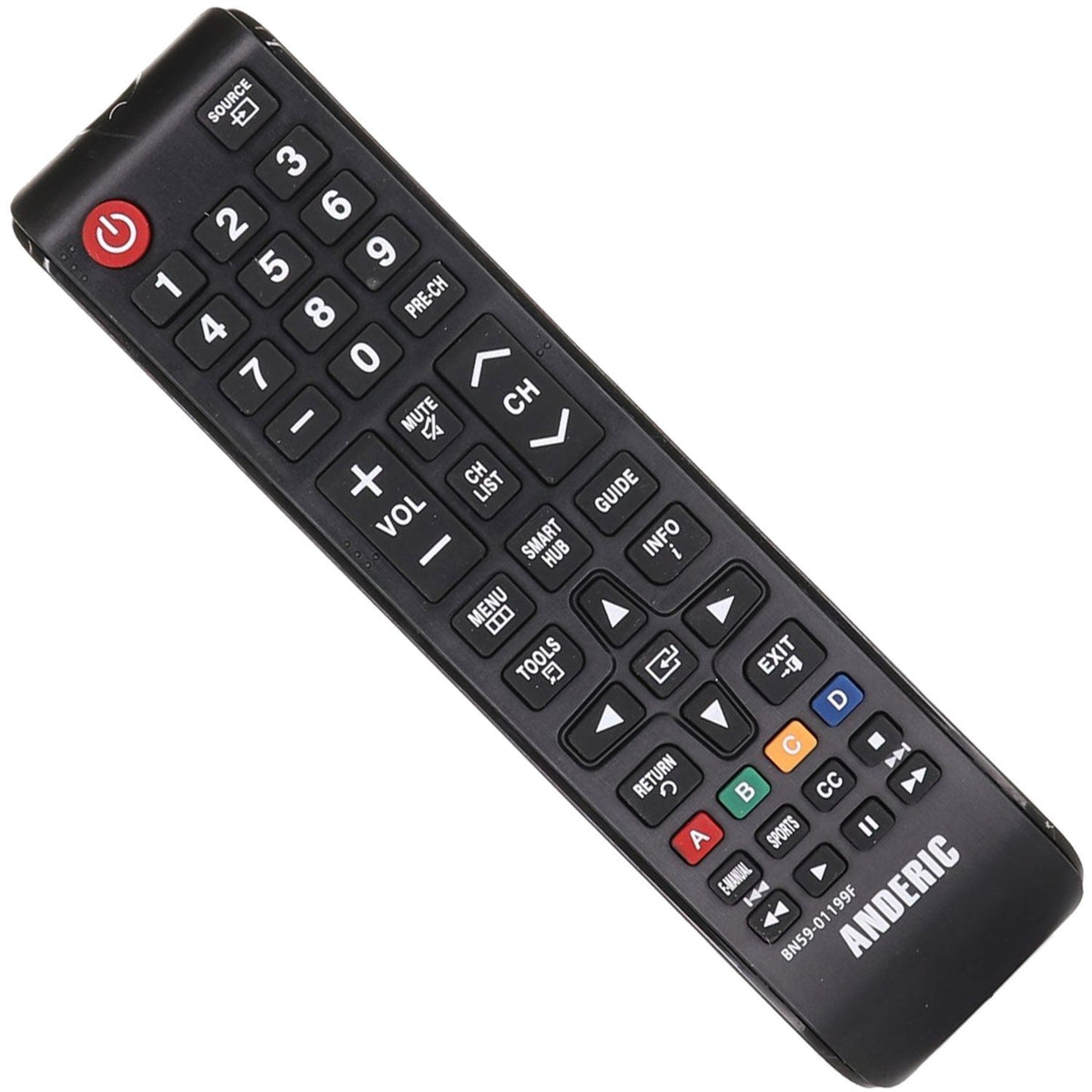 Anderic Substitute For Samsung GL59-00158A Streaming Remote Control - GL5900158A [BN5901199F]