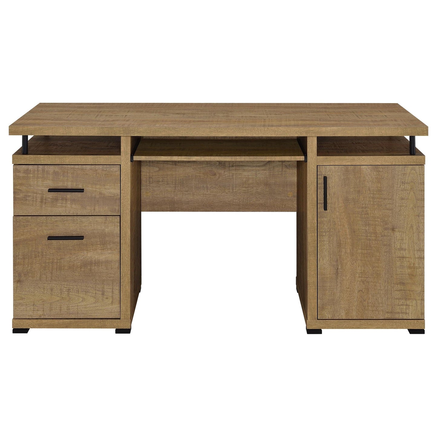 Tracy 55-inch 2-drawer Office Computer Desk Mango