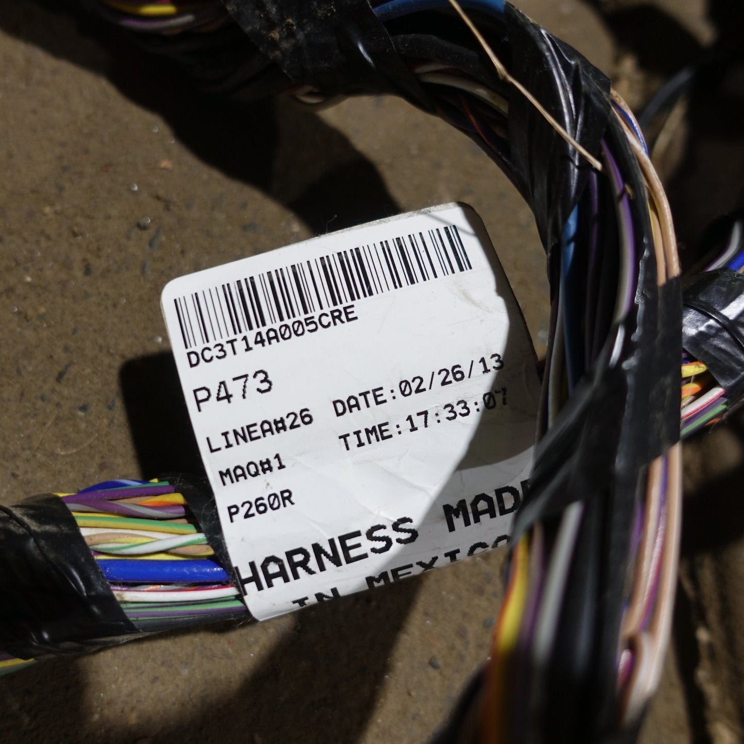 2013 Ford F250 F350 King Ranch Crew Cab Floor Wire Harness Heated Cooled Seats