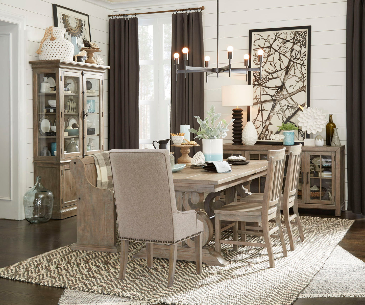 Tinley Park - Rectangular Dining Table - Dove Tail Gray