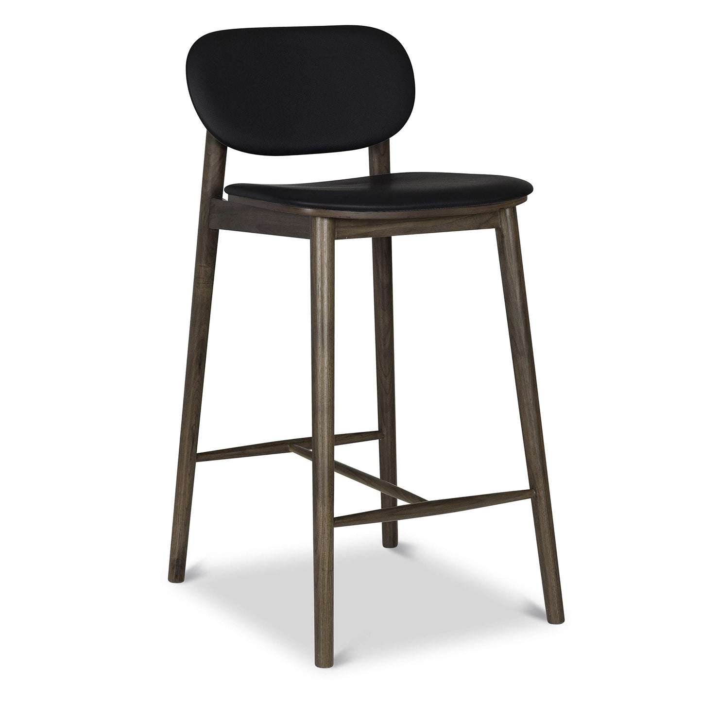 Notello Leather Counter Stool in Oak