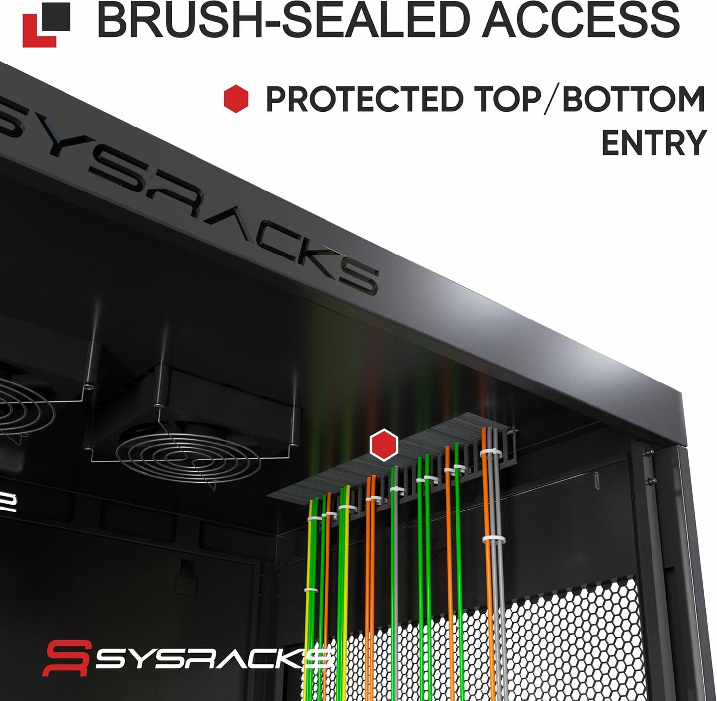 19" Server Rack Cabinet 18U – 35" Deep Network Cabinet Enclosure with Glass Door, Locking Panels, Cooling Fans, PDU & Shelf, IT Rack for Servers, Switches, AV Equipment