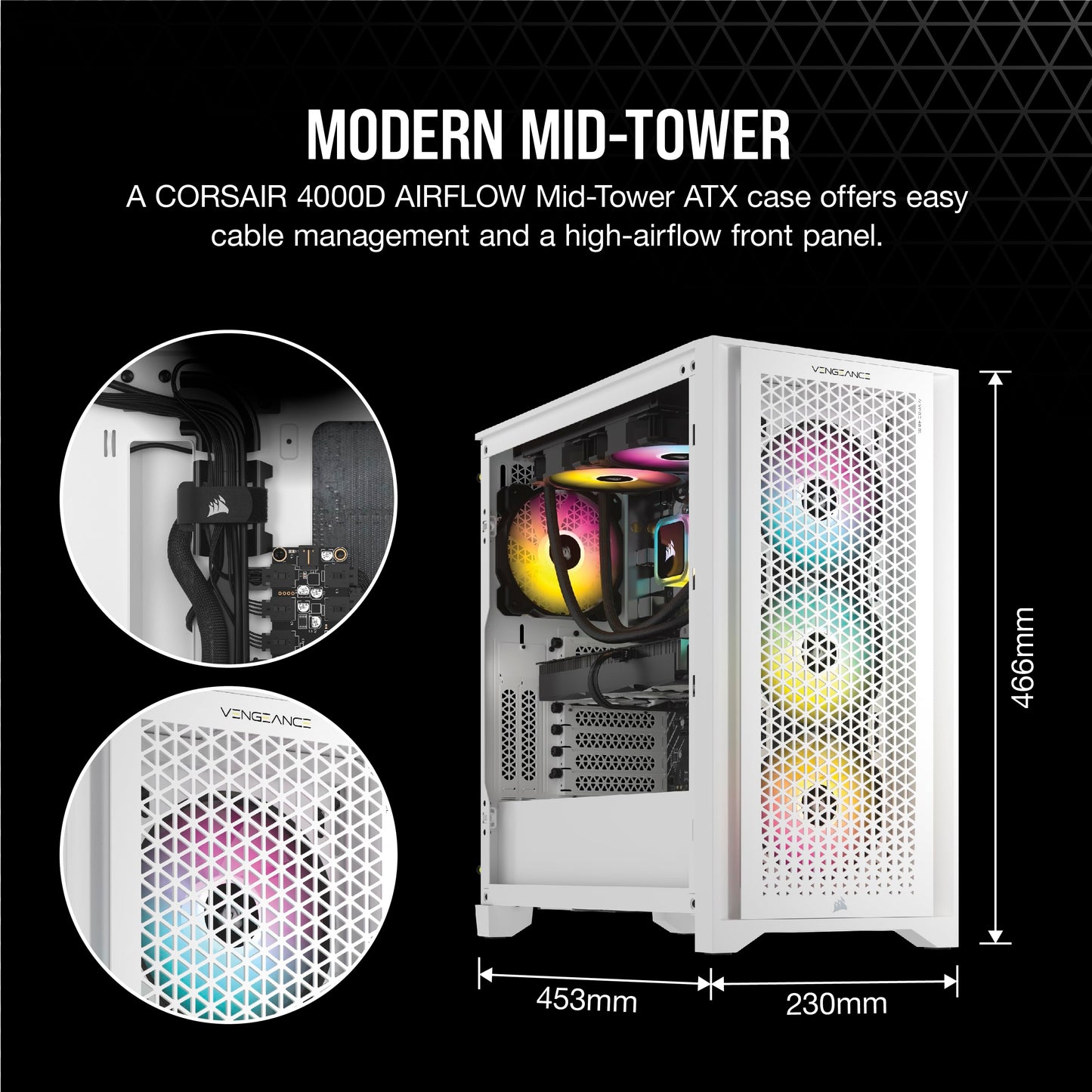 Corsair Vengeance i7500 Gaming PC – Liquid Cooled Intel Core i9-14900KF CPU – NVIDIA GeForce RTX 5080 GPU – 32GB Vengeance RGB DDR5 Memory – 2TB M.2 SSD – Black