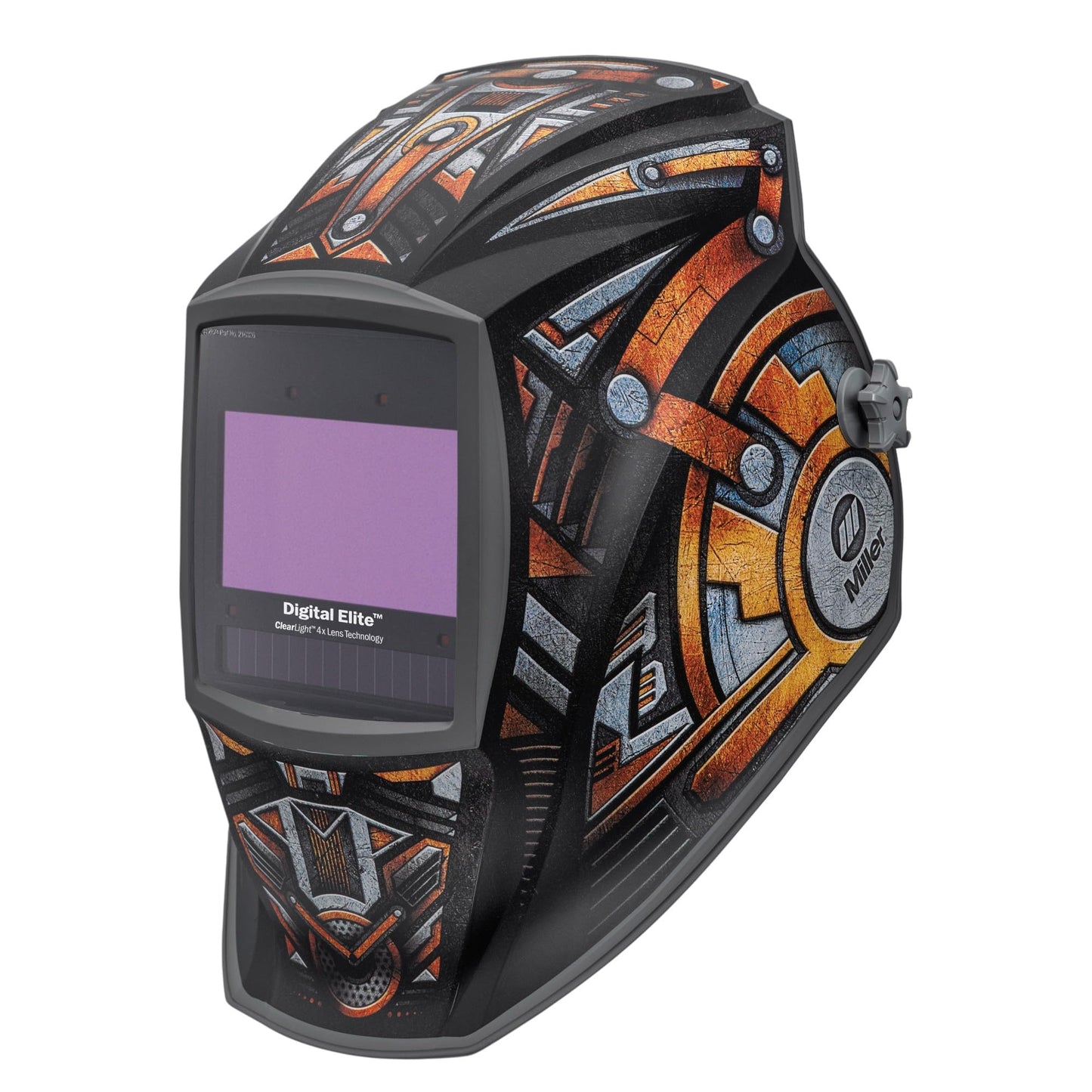 Miller Digital Elite™ Welding Helmet, ClearLight™ 4X Lens, Black (QR) | For welders who want the ultimate performance with a lightweight design; professional welding hood