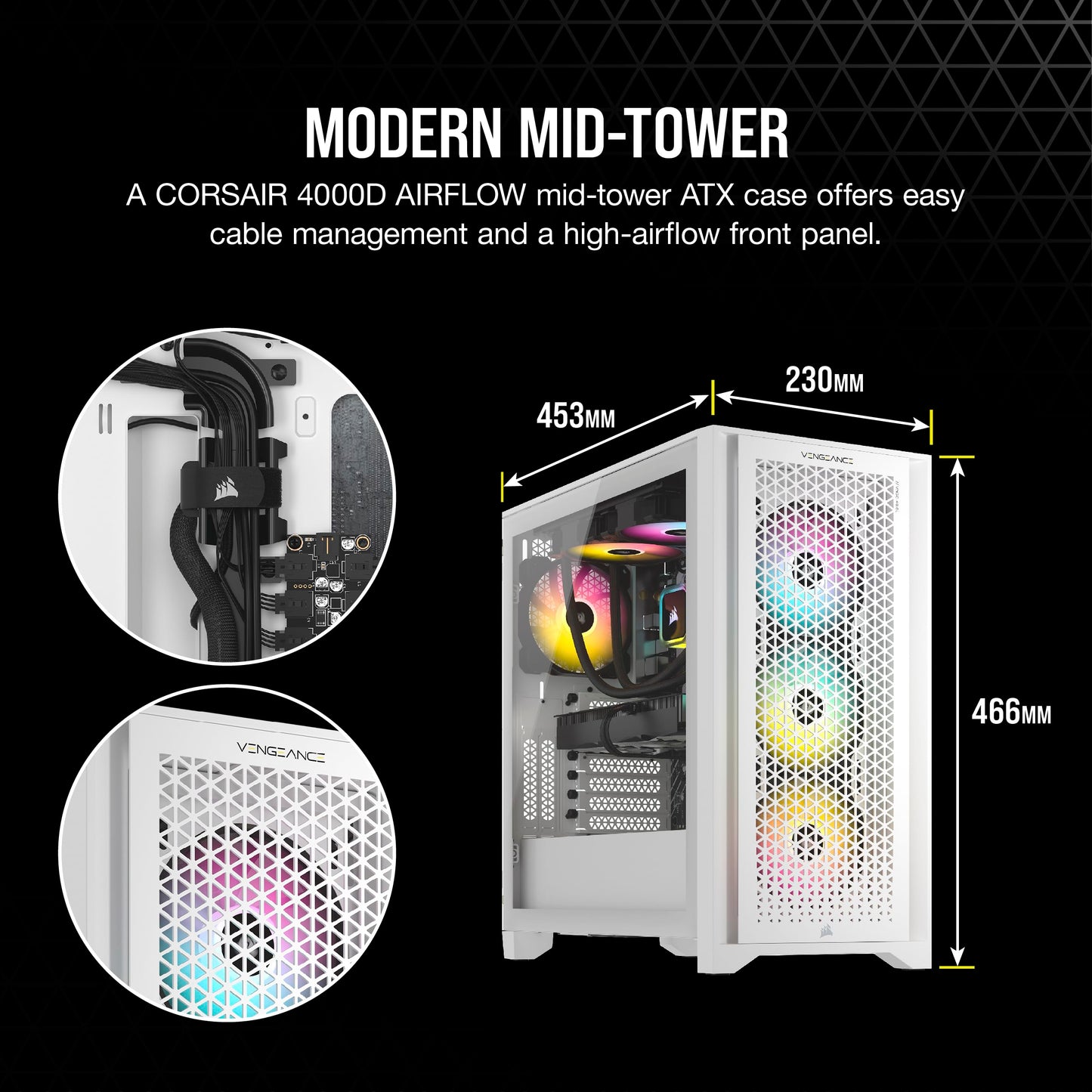 Corsair Vengeance i7500 Gaming PC – Liquid Cooled Intel Core i9-14900KF CPU – NVIDIA GeForce RTX 5080 GPU – 32GB Vengeance RGB DDR5 Memory – 2TB M.2 SSD – Black
