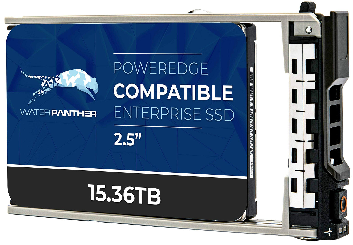 Water Panther 15.36TB SAS 24Gb/s 2.5" SSD for Dell PowerEdge Servers | Enterprise Drive in 13G Tray