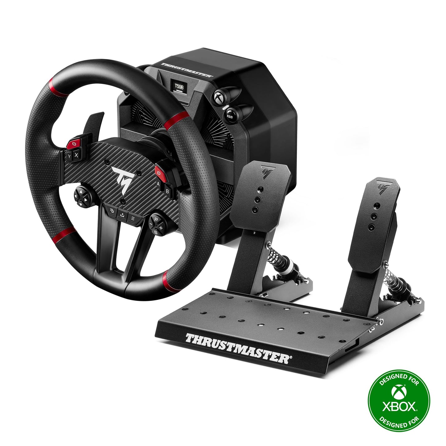 Thrustmaster T598 Direct Drive Racing Wheel & Pedal Set - PS5 & PC | Direct drive motor with magnetic paddles and pedal set for racing, simulation and gaming