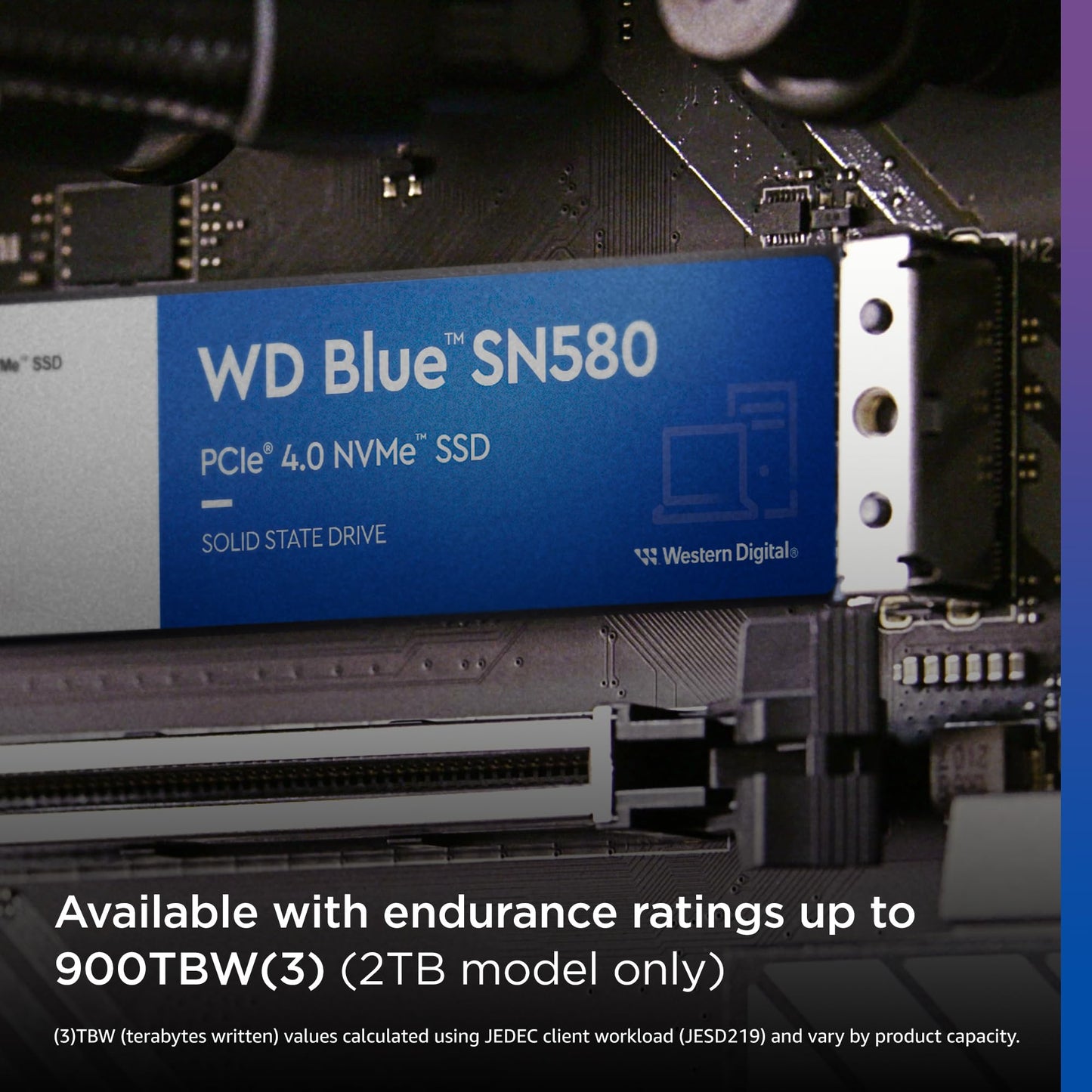 Western Digital 2TB WD Blue SN5000 NVMe Internal Solid State Drive SSD - PCIe Gen 4.0, M.2 2280, Up to 5,150 MB/s - WDS200T4B0E [New Generation]