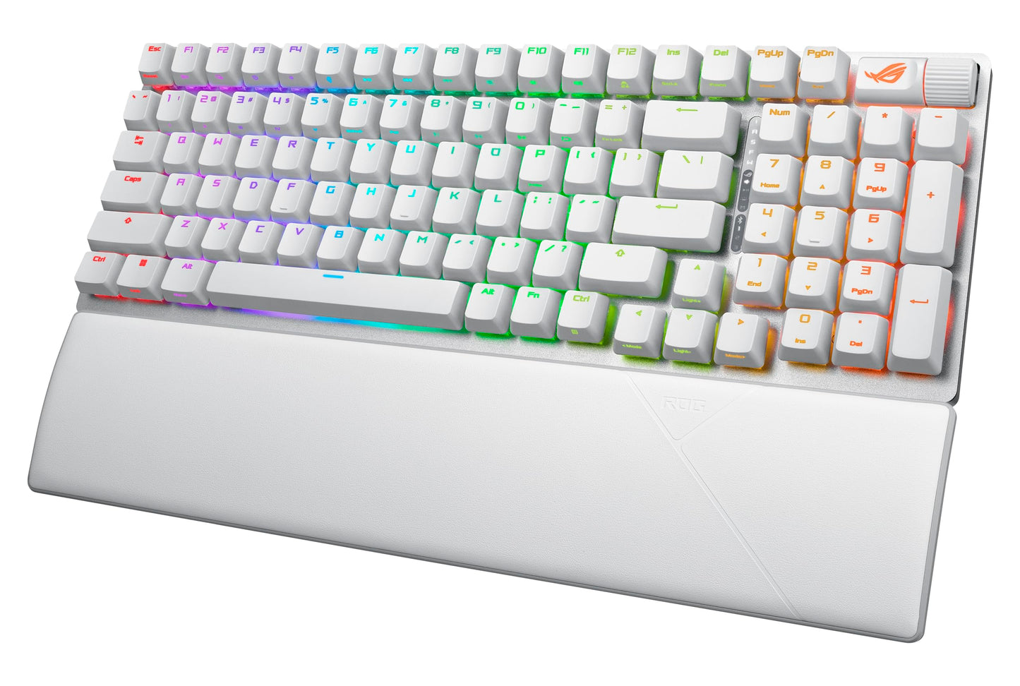 ASUS ROG Strix Scope II 96 Wireless Mechanical Gaming Keyboard – 96% Full-Size, Tri-Mode Connectivity, Hot Swappable Pre-lubed ROG NX Snow Linear Switches, PBT Keycaps, RGB, PC/Mac Support-Black