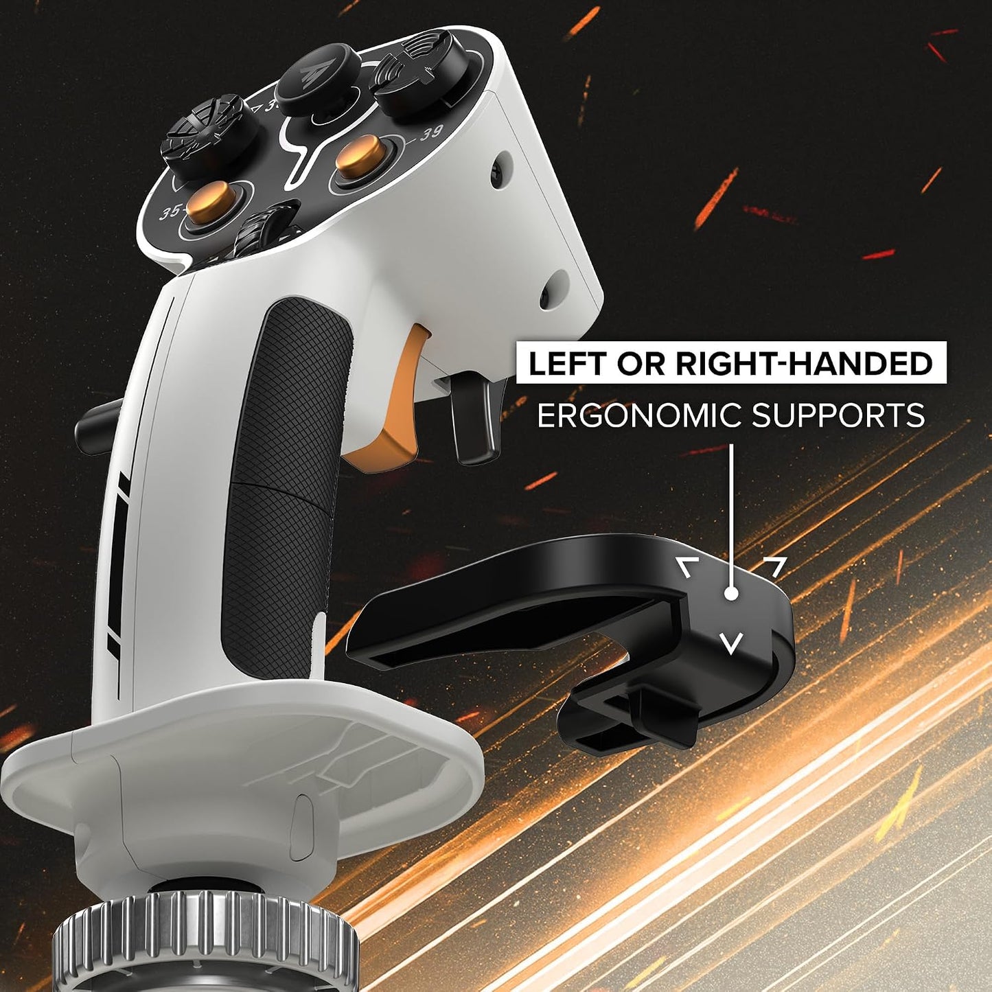 Thrustmaster Sol-R2 HOSAS Dual Space Combat Flight Joystick Set - PC | 88 programable actions buttons, 2 detachable grips, 2 throttles, zero drift, interchangeable rests, backlit sci-fi design