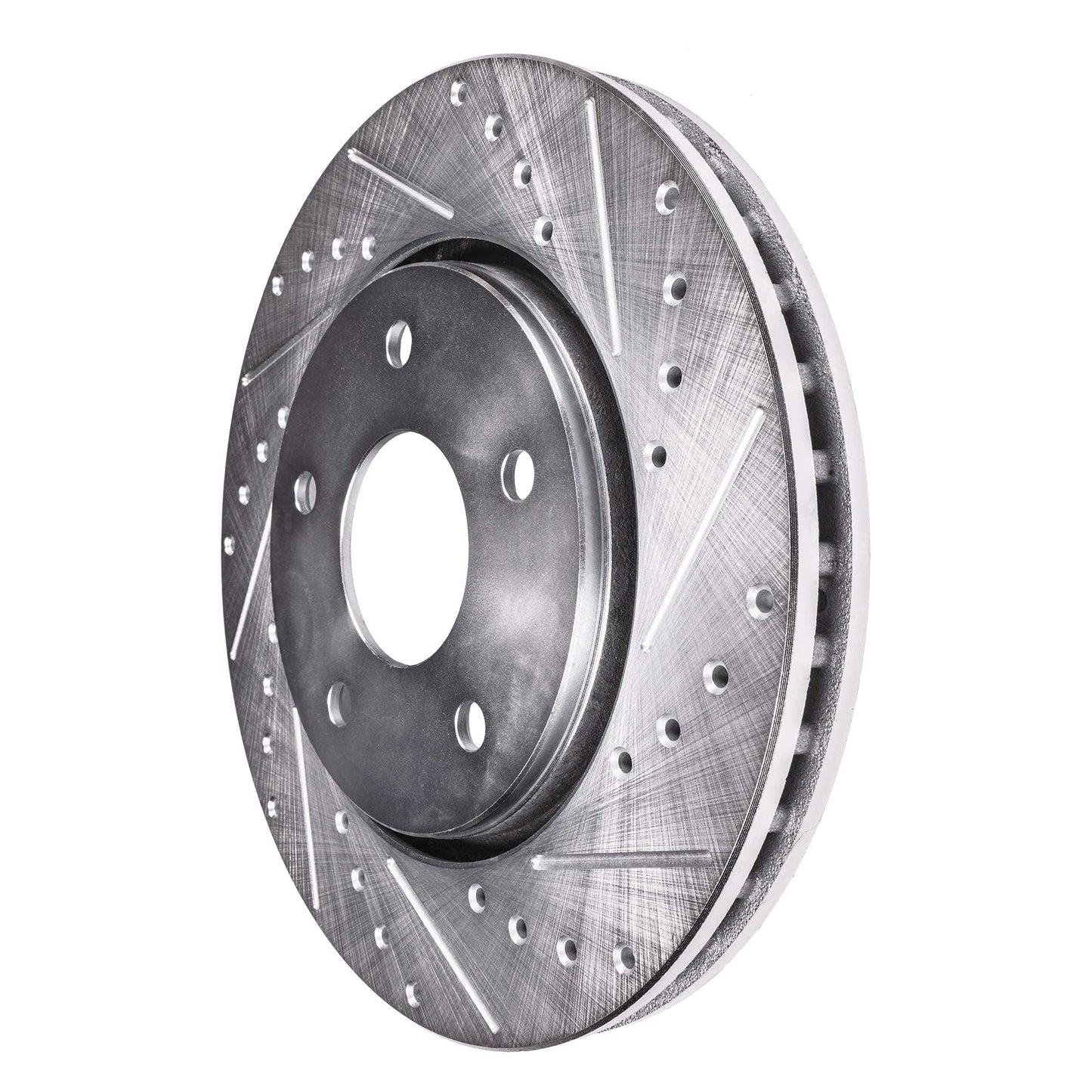 Detroit Axle - Rear Brake Kit for Chevy Silverado Sierra 1500 Suburban Yukon XL Tahoe Escalade ESV Drilled & Slotted Brake Rotors Ceramic Brakes Pads