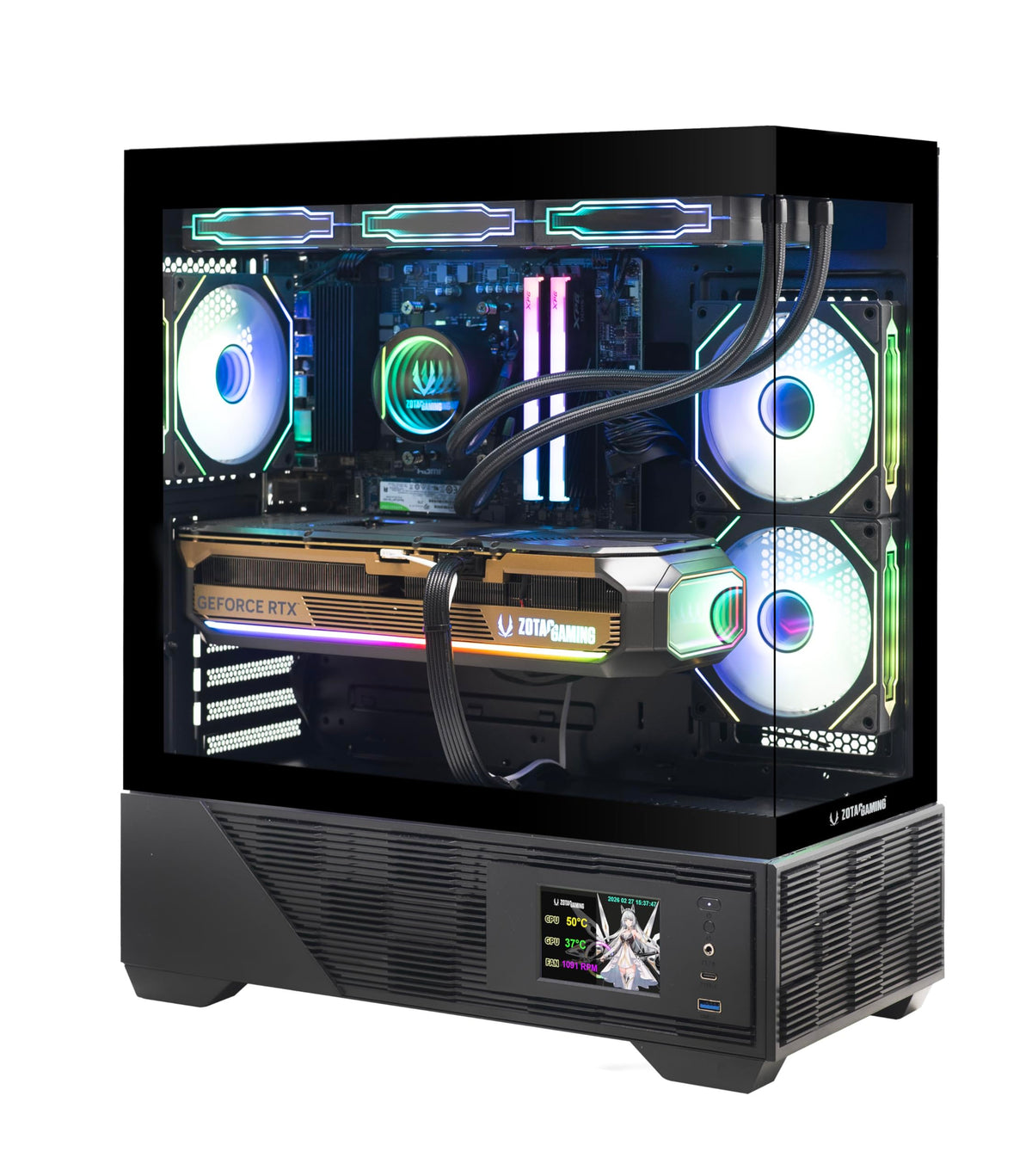 ZOTAC Gaming GeForce RTX 5080 Solid CORE OC DLSS 4 16GB GDDR7 256-bit 30 Gbps PCIE 5.0 Gaming Graphics Card, IceStorm 3.0 Advanced Cooling, Spectra RGB Lighting, ZT-B50800J2-10A