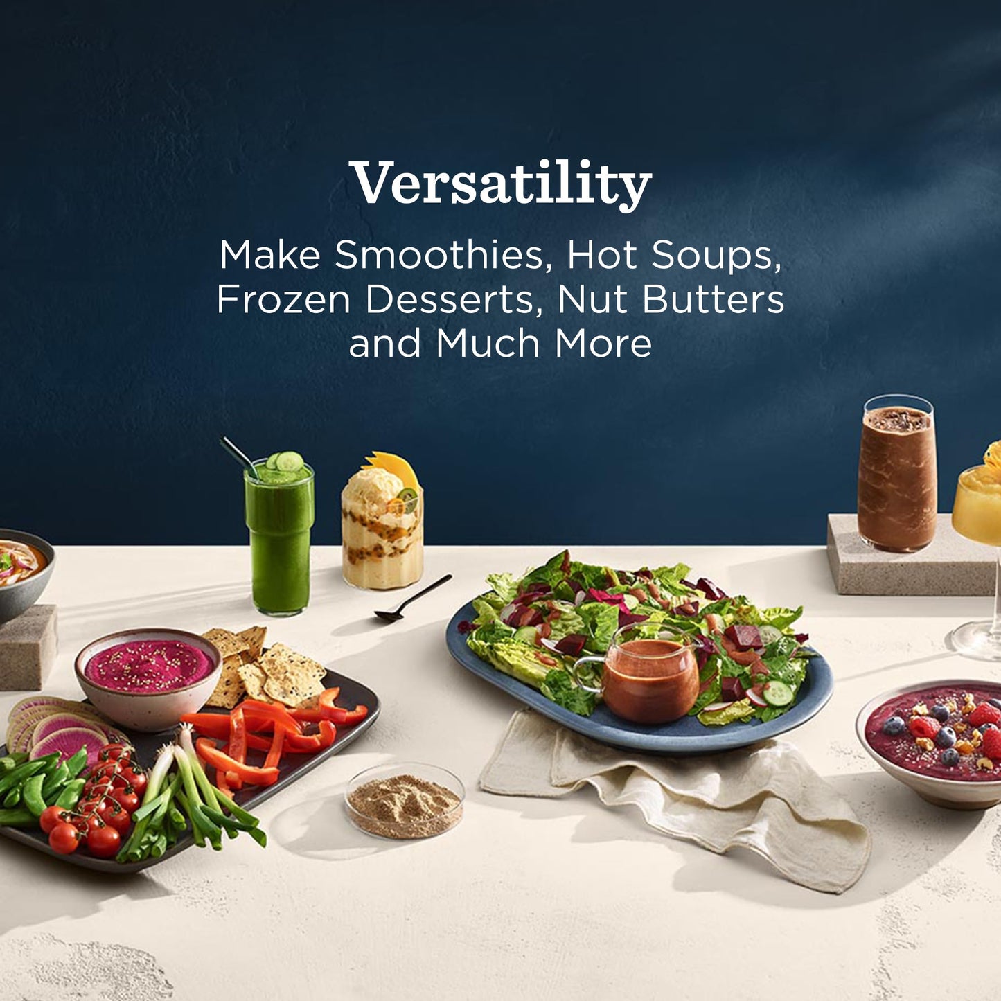 Vitamix Ascent X3 Blender with Three Blending Programs, Self-Cleaning Program, Professional-Grade Blender for Smoothies, Soups and More, Stainless-Steel Blades, 48 Oz Container, Shadow Black