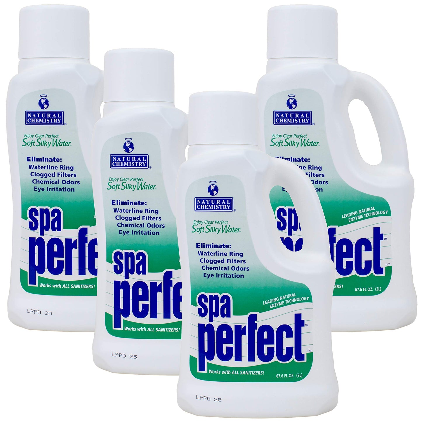 Natural Chemistry Spa Perfect, 2 Liter, Single Pack | Makes Water Feel Soft & Silky, Removes Waterline Ring, Clogged Filters & Eye Irritation, Works with All Sanitizing Systems
