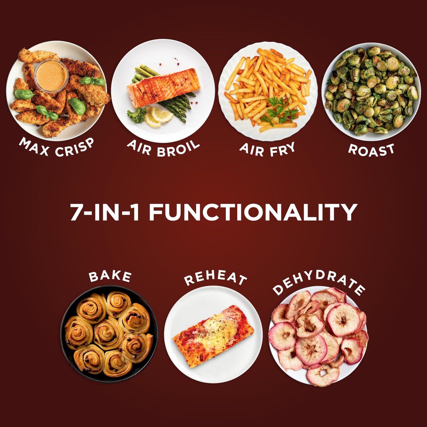 Ninja Air Fryer with Air Crisp | 5 QT Capacity fits up to 4lbs of Fries | 4-in-1 Pro Air Fry, Roast, Reheat, Dehydrate | 400°F Max Temp | 1750 Watts | W/Nonstick Basket & Crisper Plate | Grey | AF141