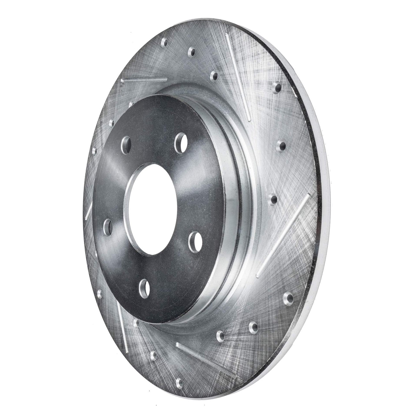 Detroit Axle - Rear Brake Kit for Chevy Silverado Sierra 1500 Suburban Yukon XL Tahoe Escalade ESV Drilled & Slotted Brake Rotors Ceramic Brakes Pads