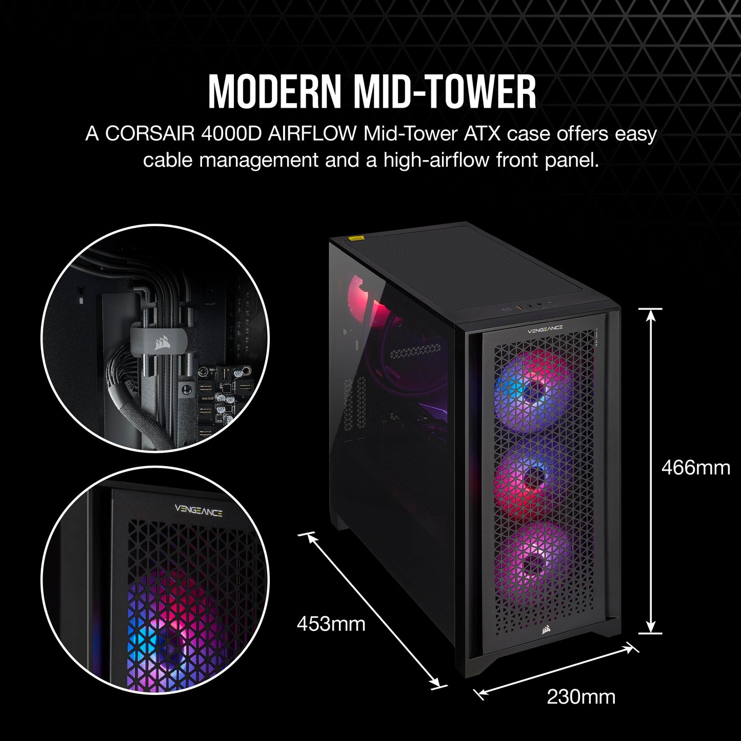 Corsair Vengeance i7500 Gaming PC – Liquid Cooled Intel Core i9-14900KF CPU – NVIDIA GeForce RTX 5080 GPU – 32GB Vengeance RGB DDR5 Memory – 2TB M.2 SSD – Black