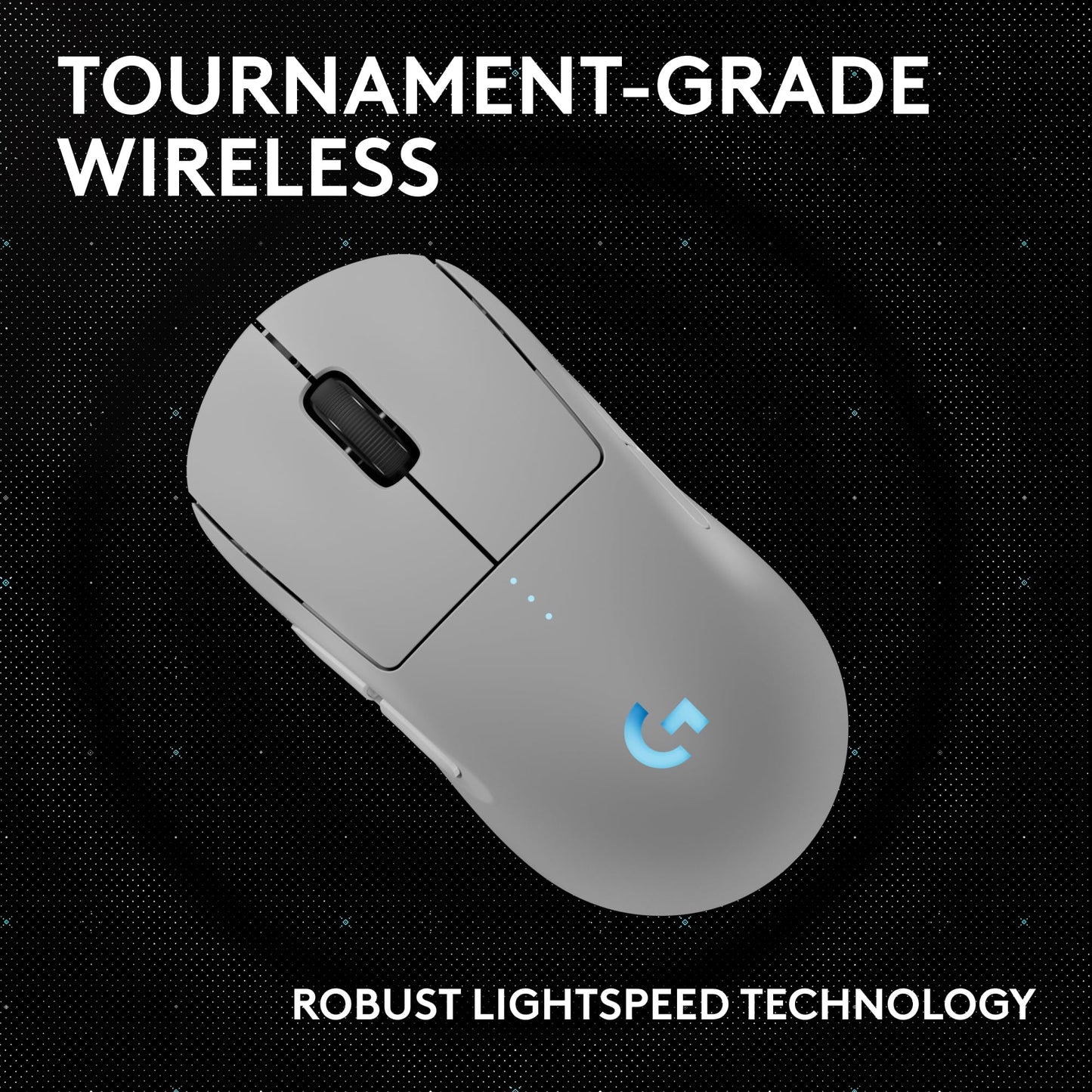 Logitech G PRO 2 Lightspeed Wireless Gaming Mouse, Right- or Left-Handed Mouse with up to 4 Customizable and Switchable Magnetic Side Buttons, 44K DPI Sensor, USB-C Charging, for PC/Mac - Black