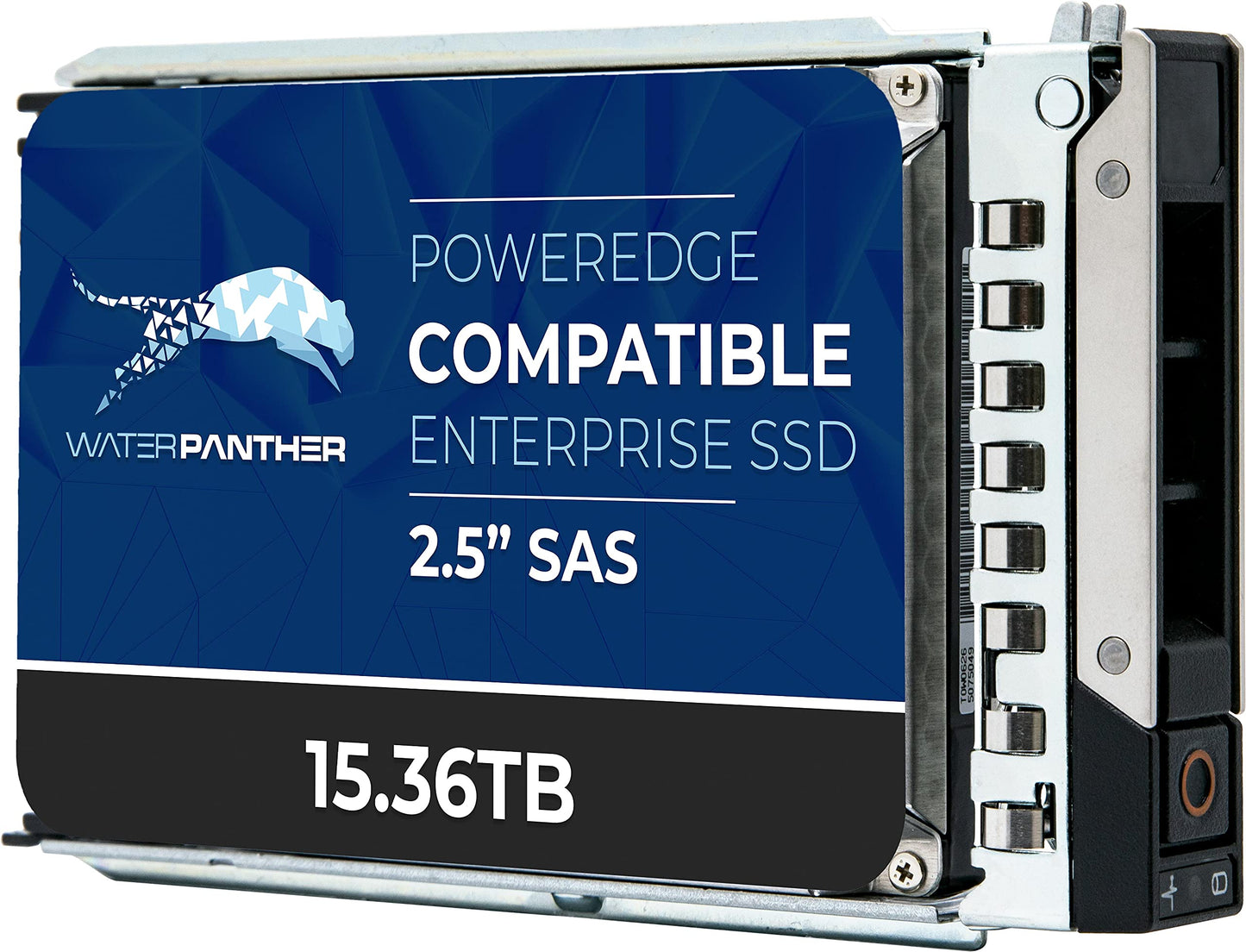 Water Panther 15.36TB SAS 24Gb/s 2.5" SSD for Dell PowerEdge Servers | Enterprise Drive in 13G Tray