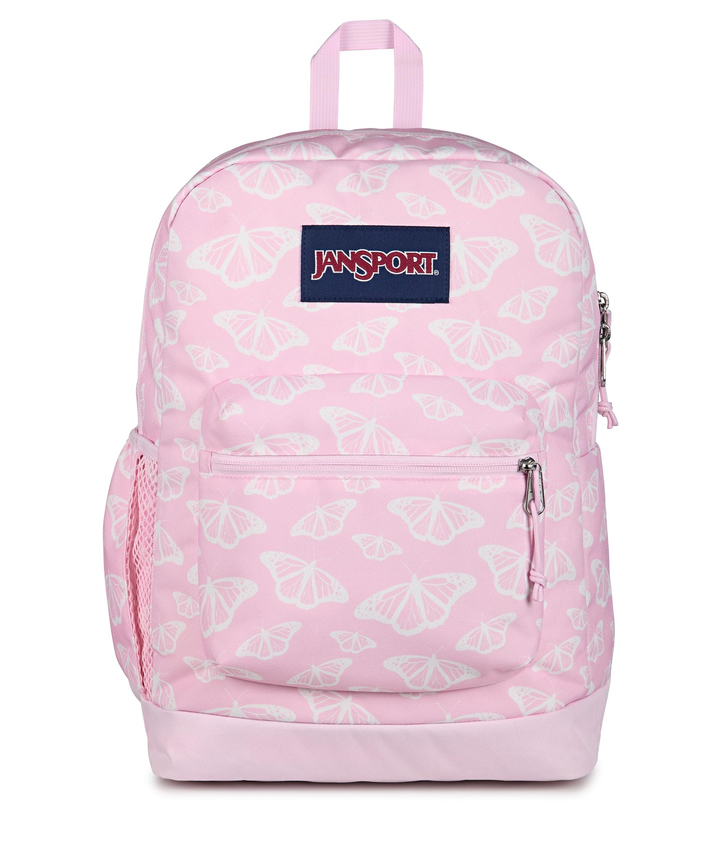 JanSport Cross Town Plus Backpack - Large Main Compartment, Side Water Bottle Pocket, 15-Inch Padded Laptop Sleeve - Black