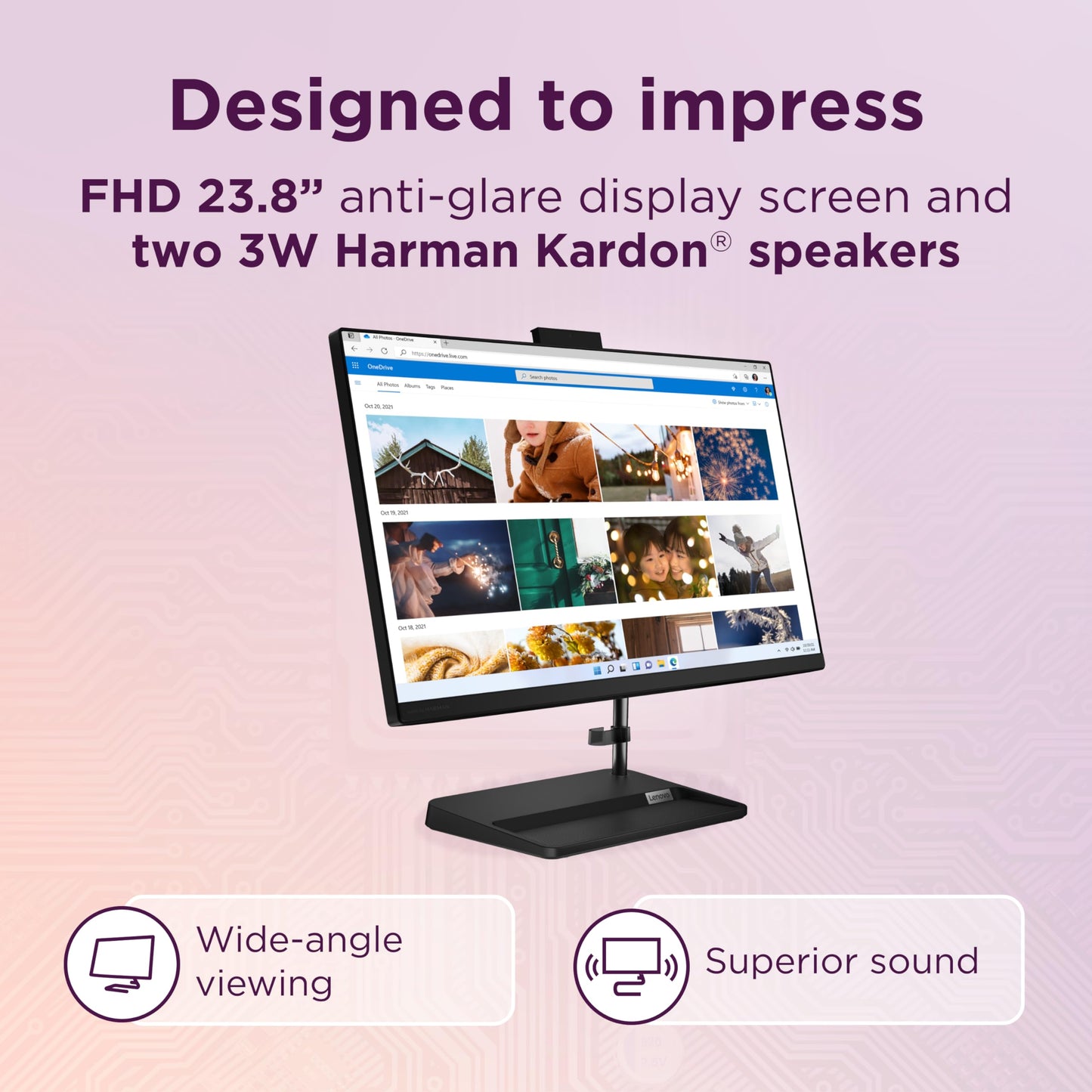 Lenovo 24" All-in-One Desktop | Ultra-Fast Intel Quad-Core CPU | 16GB RAM | 512GB External & 256GB SSD | Full HD Display | Wi-Fi 6 | HDMI | Ethernet Ports | Windows 11 | Wireless Keyboard & Mouse