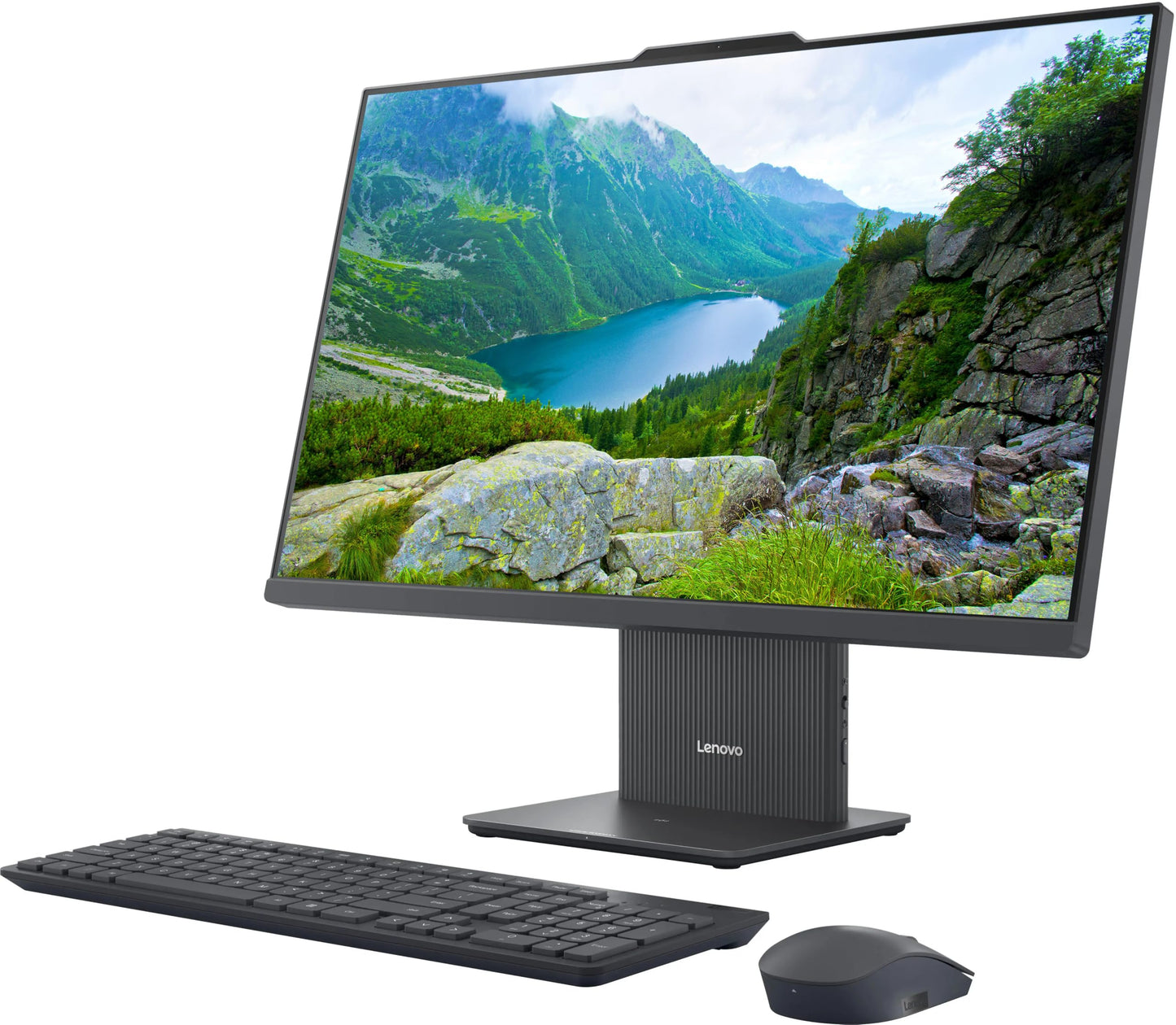 Lenovo IdeaCentre All-in-One Desktop Computer, 24" FHD Display, 6-core AMD Ryzen 5 7535HS, 16GB DDR5, 512GB SSD, Wi-Fi 6, HDMI in&Out, Wireless KB&Mouse, Windows 11 Home
