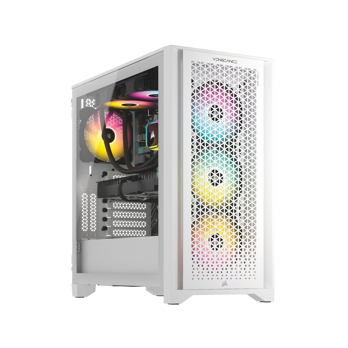 Corsair Vengeance i7500 Gaming PC – Liquid Cooled Intel Core i9-14900KF CPU – NVIDIA GeForce RTX 5080 GPU – 32GB Vengeance RGB DDR5 Memory – 2TB M.2 SSD – Black