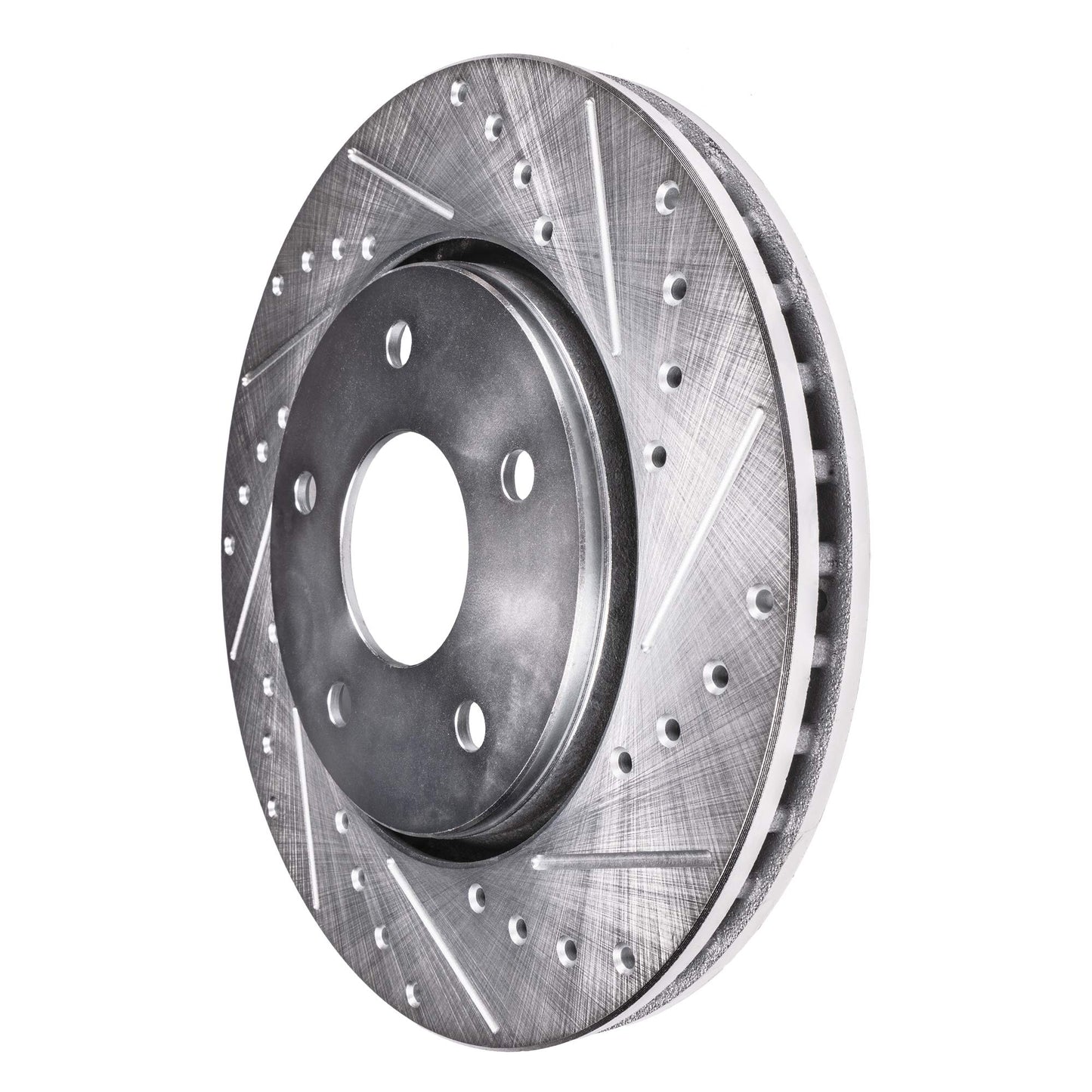 Detroit Axle - 8pc Brake Kit for Chevy GMC Silverado Sierra 1500 Yukon XL Escalade ESV Drilled & Slotted Brake Rotors Ceramic Brakes Pads Replacement : 13.50" inch Front and 13.58" inch Rear Rotor