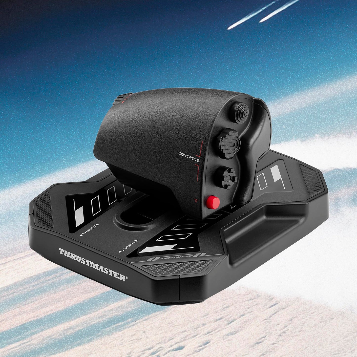 Thrustmaster Sol-R2 HOSAS Dual Space Combat Flight Joystick Set - PC | 88 programable actions buttons, 2 detachable grips, 2 throttles, zero drift, interchangeable rests, backlit sci-fi design
