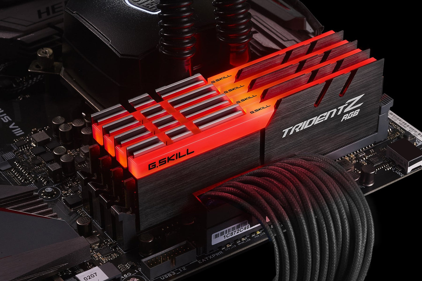 G.SKILL Trident Z RGB Series DDR4 RAM (XMP) 32GB (2x16GB) 3600MT/s CL18-22-22-42 1.35V Intel AMD Desktop Computer Memory U-DIMM (F4-3600C18D-32GTZR)