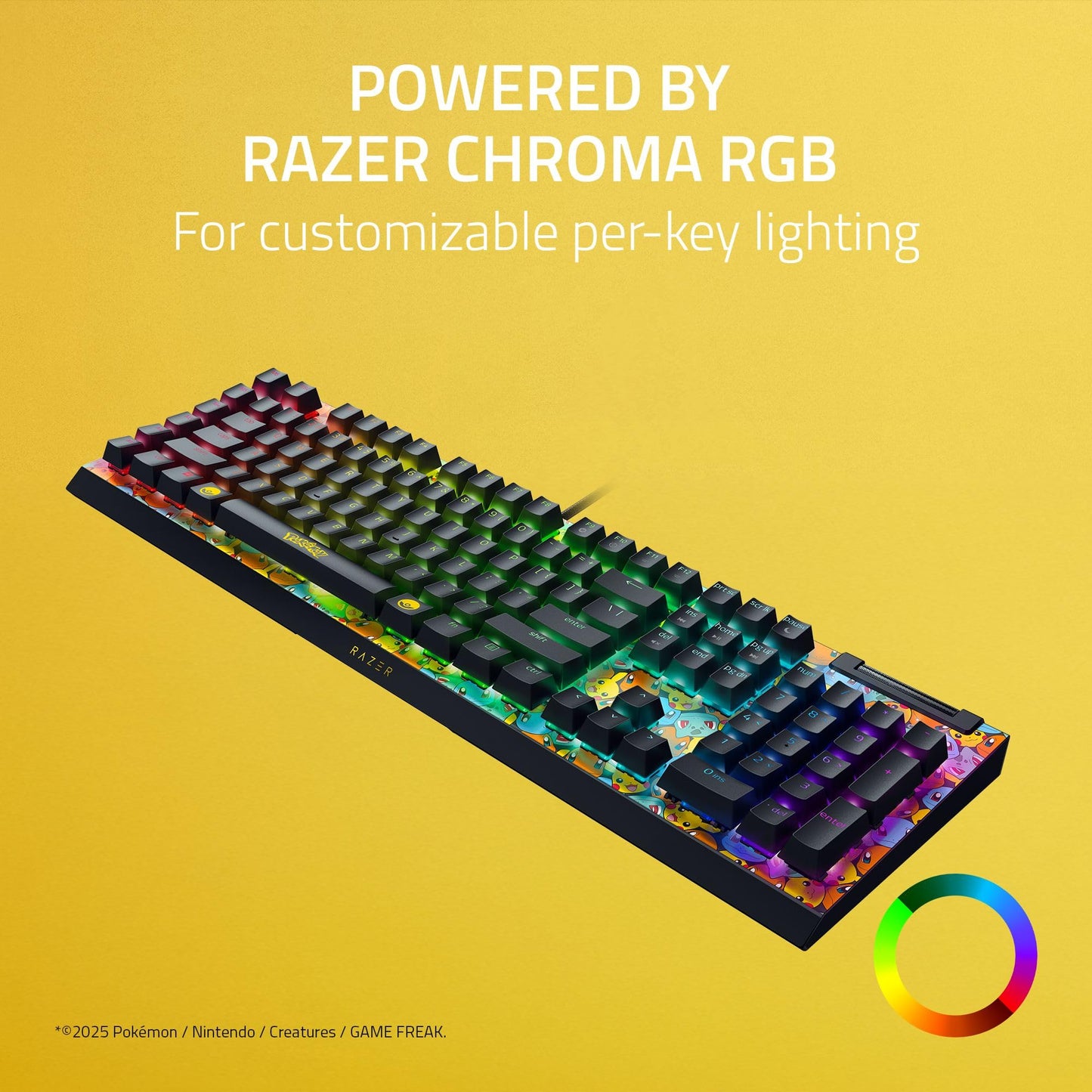 Razer BlackWidow V4 X Mechanical Gaming Keyboard: Yellow Switches Linear & Silent - 6 Macro Keys - Chroma RGB - Doubleshot ABS Keycaps - Roller & Media Keys - Snap Tap