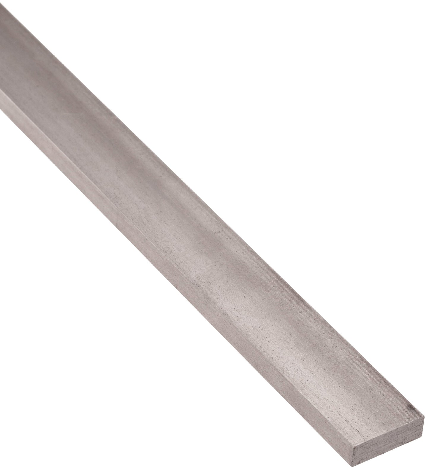 1018 Carbon Steel Rectangular Bar, Unpolished (Mill) Finish, Cold Finish, ASTM A108, 1/4" Thickness, 1" Width, 36" Length, OnlineMetals