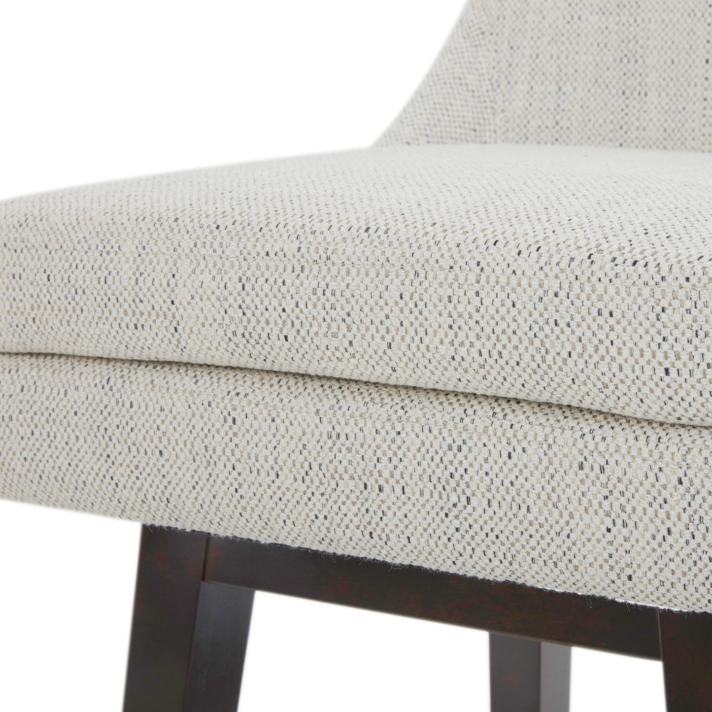 CHITA Bar Height Swivel Barstool with Back Set of 2, FSC Certified Upholstered Bar Stool, 30.7" H Seat Height, Fabric in Ivory