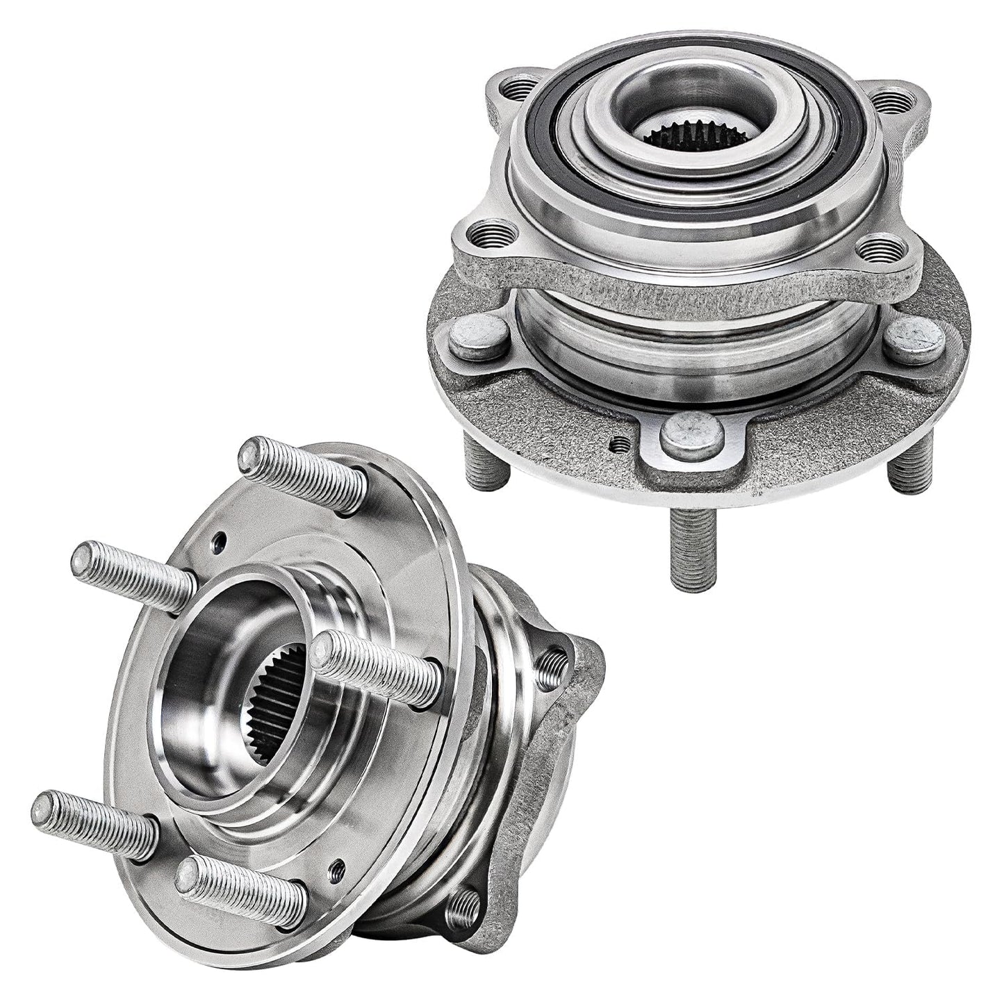 Detroit Axle - 2 Front Wheel Bearing Hub Assembly for Chevy Malibu 2013-2015 Impala 14-17, for Buick Lacrosse Regal 11-17 Cadillac XTS CTS 14-16, for GMC Terrain Equinox 10-17, 5 Lugs Replacement