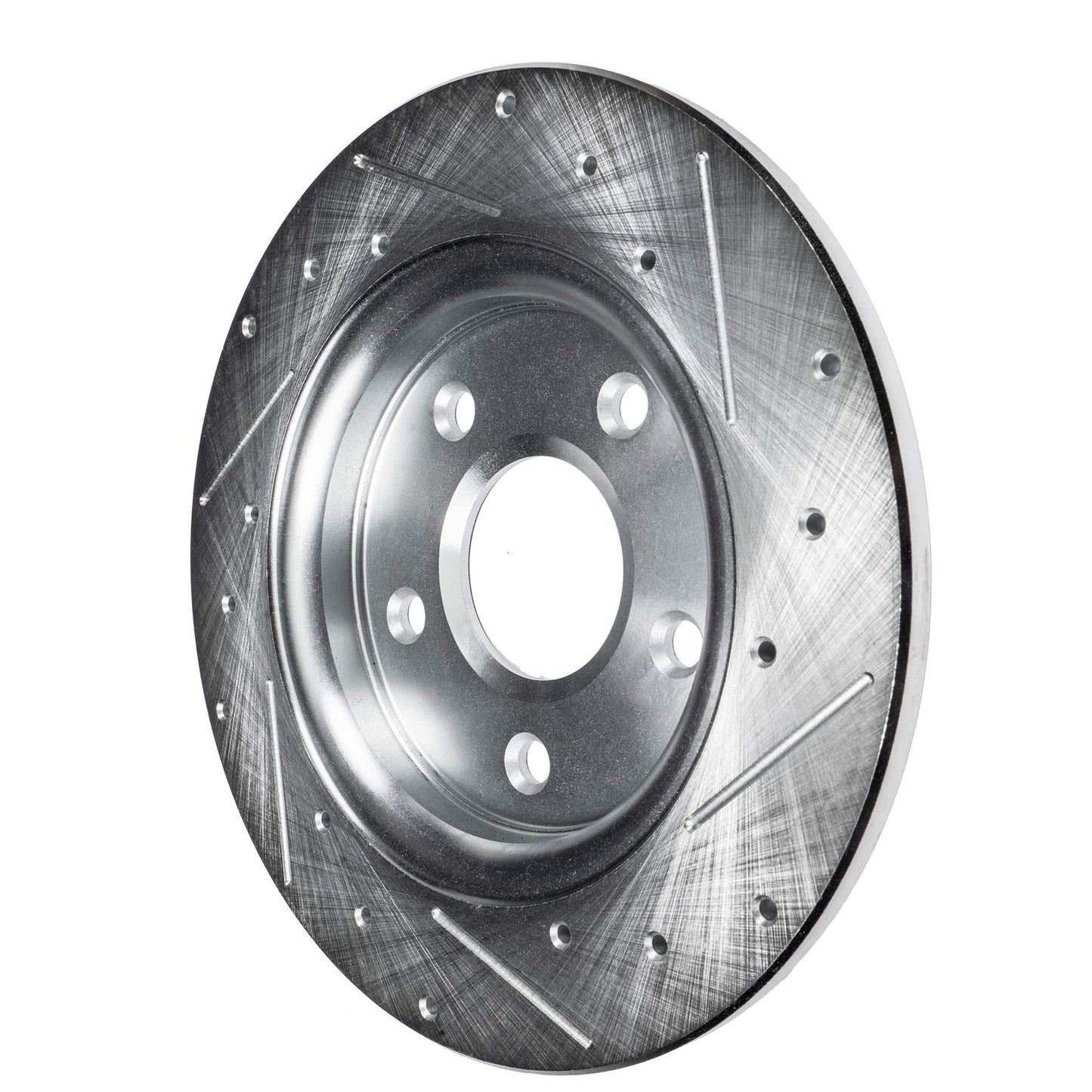 Detroit Axle - Front Brake Kit for Chevy GMC Silverado Sierra Suburban Express Savana 1500 Tahoe Yukon XL Escalade ESV EXT XTS Drilled & Slotted Brake Rotors Ceramic Brakes Pads : 12.99'' inch Rotor