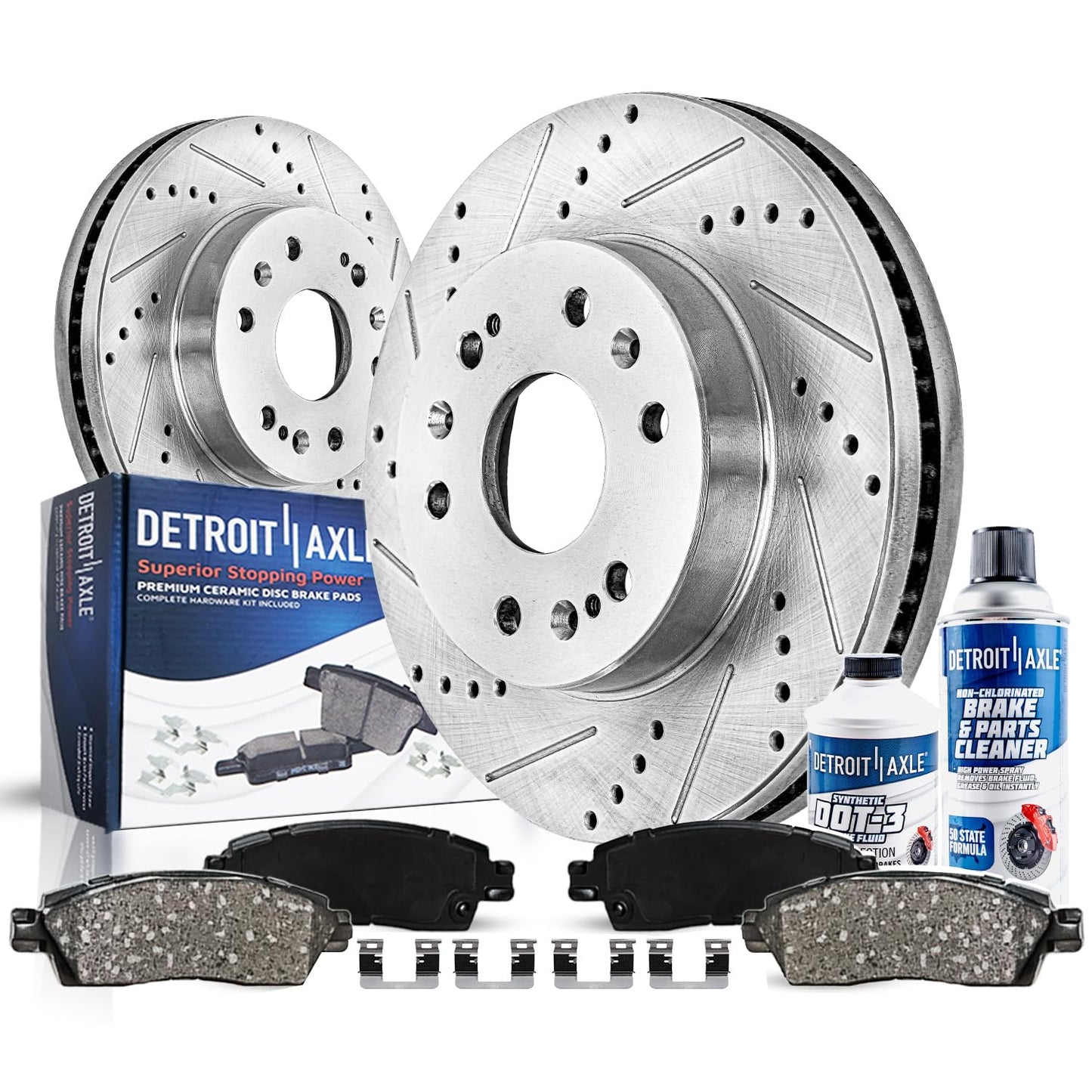 Detroit Axle - Rear Brake Kit for 2009-2019 Toyota Corolla 2010 2011 2012 2013 2014 2015 2016 2017 2018 Brake Drums Brakes Shoes Rear Replacement