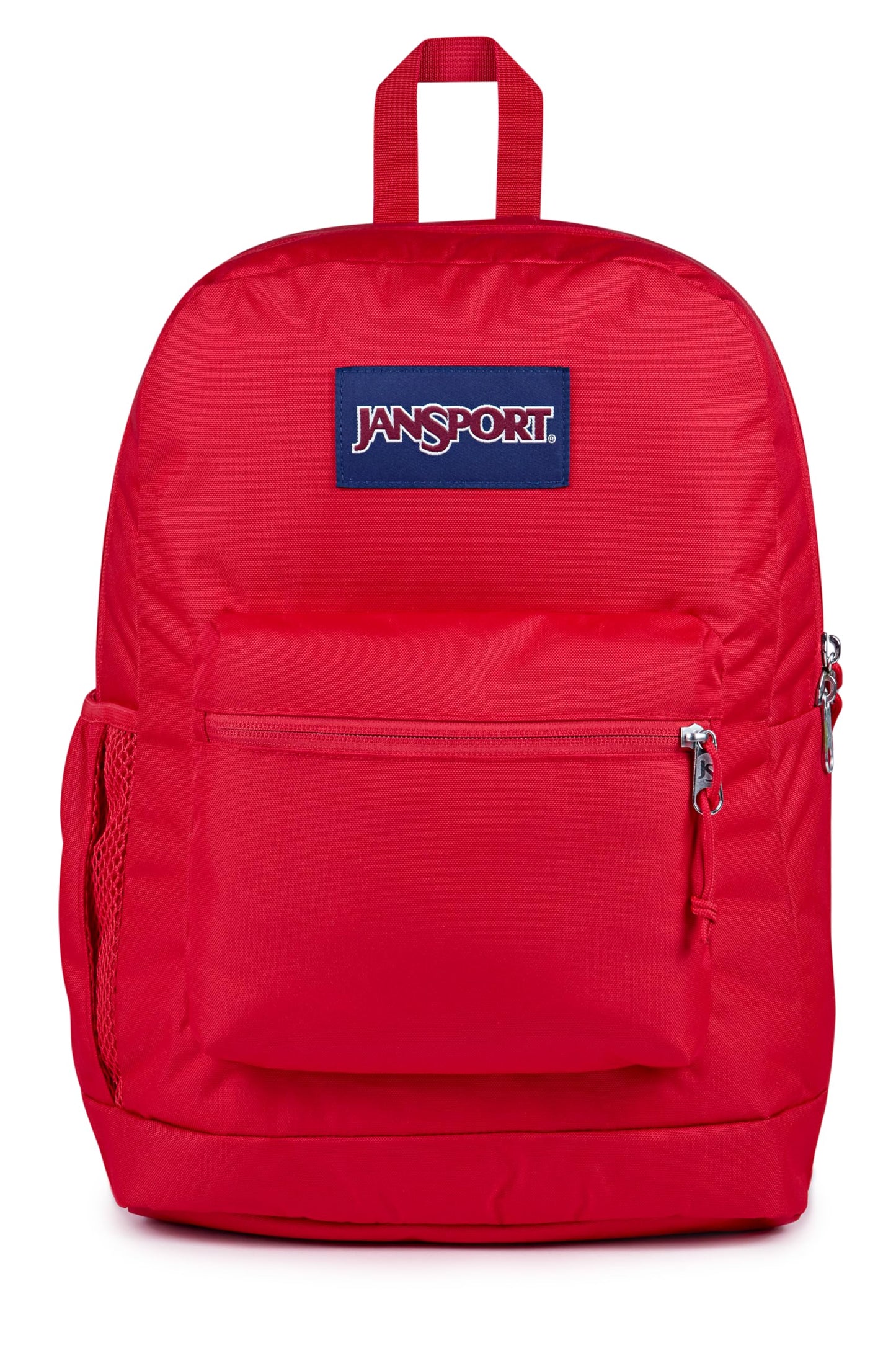 JanSport Cross Town Plus Backpack - Large Main Compartment, Side Water Bottle Pocket, 15-Inch Padded Laptop Sleeve - Black