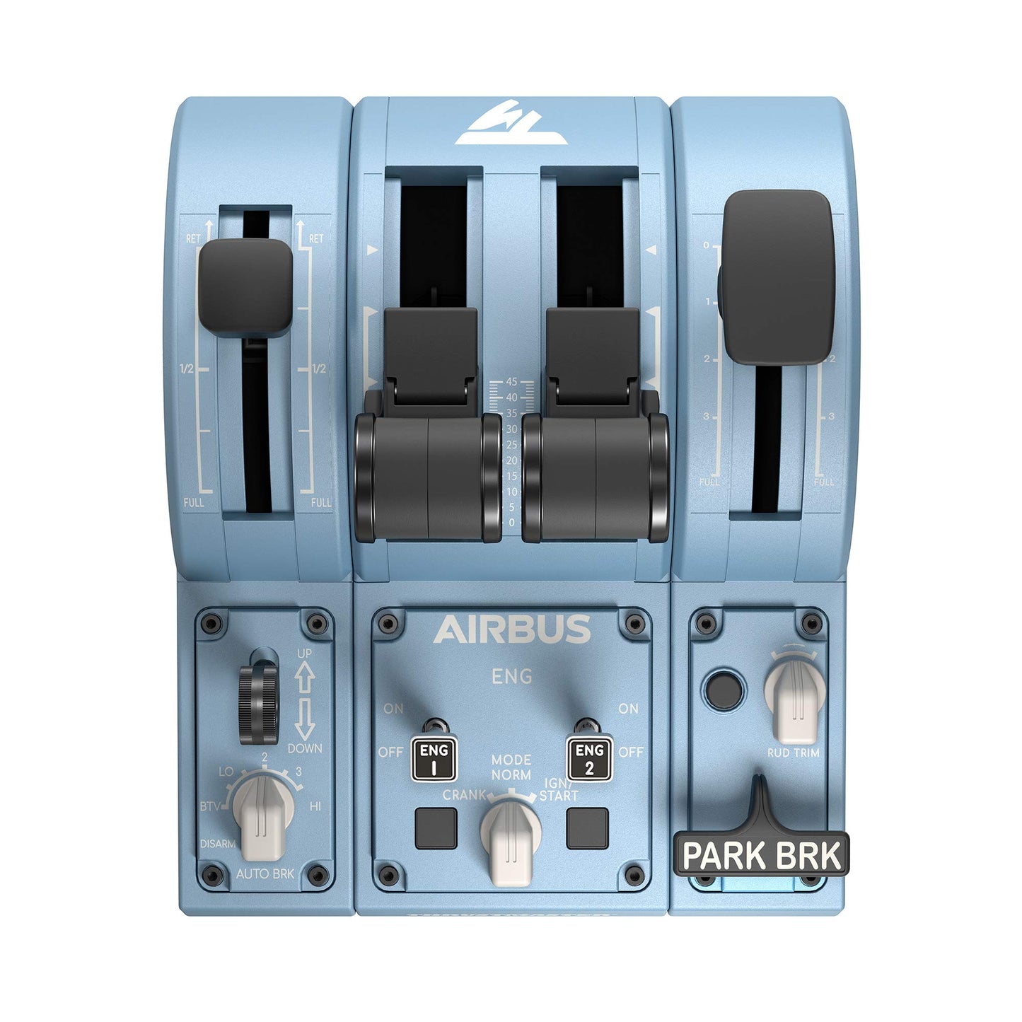 Thrustmaster TCA Sidestick Airbus Edition Flight Sim Joystick - PC | A320 1:1 replica, drift-free magnetic sensor, 17 mappable action buttons, built-in throttle, thrust reverser, Hall sensor