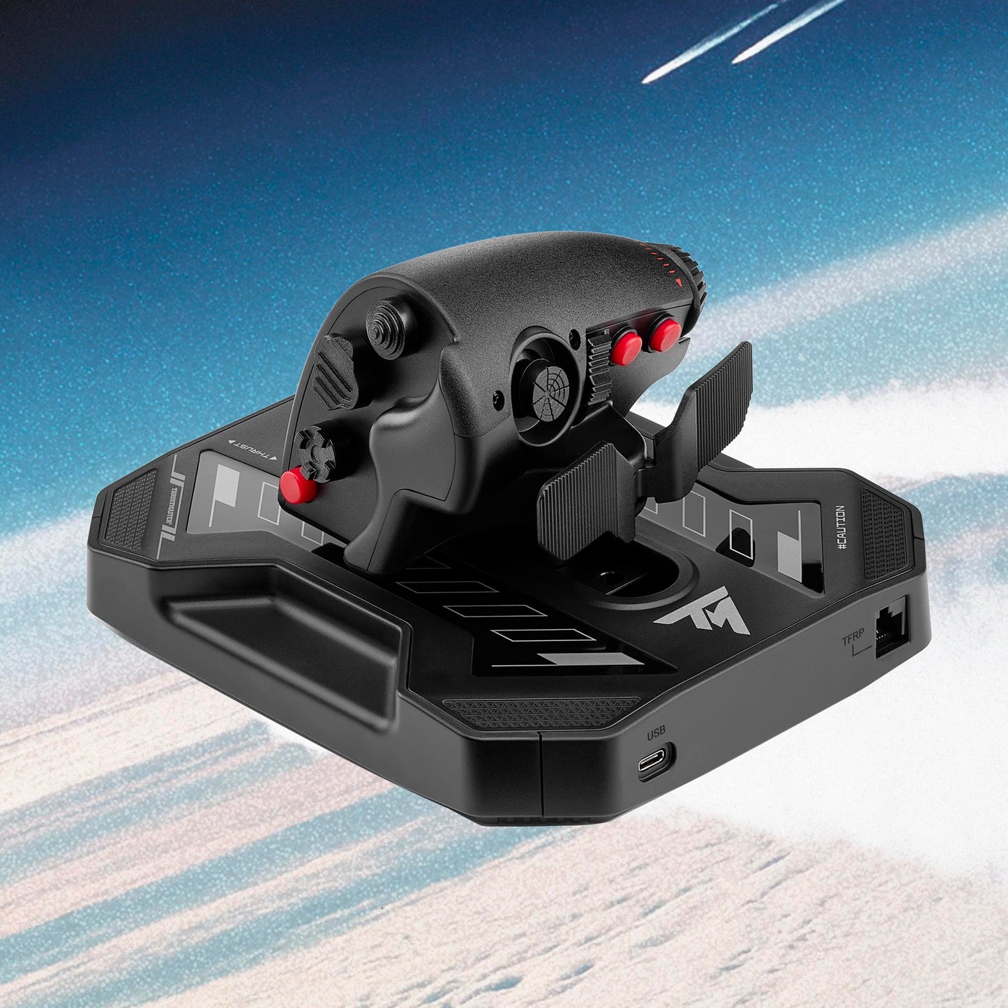 Thrustmaster Sol-R2 HOSAS Dual Space Combat Flight Joystick Set - PC | 88 programable actions buttons, 2 detachable grips, 2 throttles, zero drift, interchangeable rests, backlit sci-fi design
