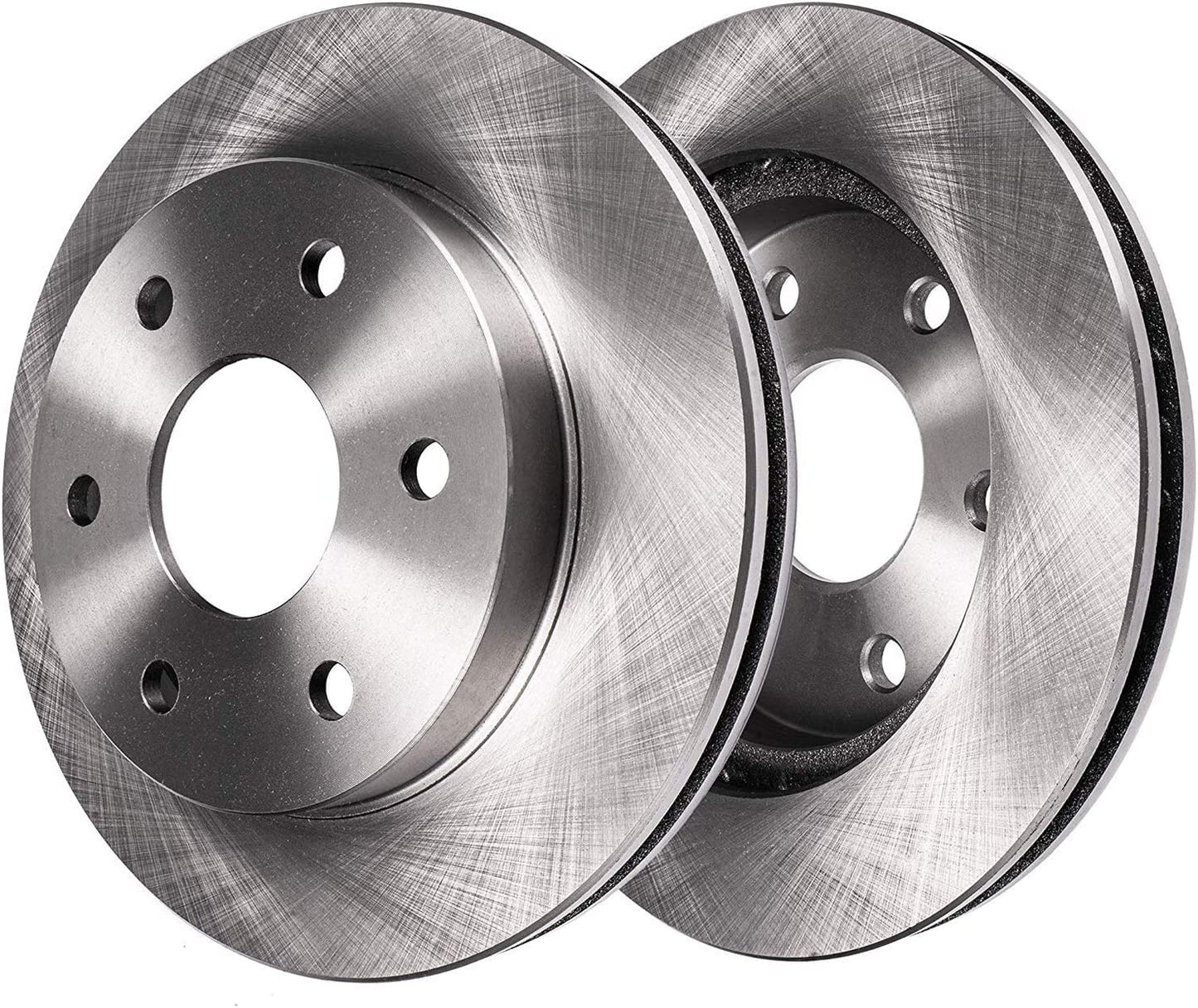 Detroit Axle - Front Brake Kit for 06-11 Honda Civic 2006 2007 2008 2009 2010 2011 Disc Brake Rotors Ceramic Brakes Pads Replacement Brake Kit