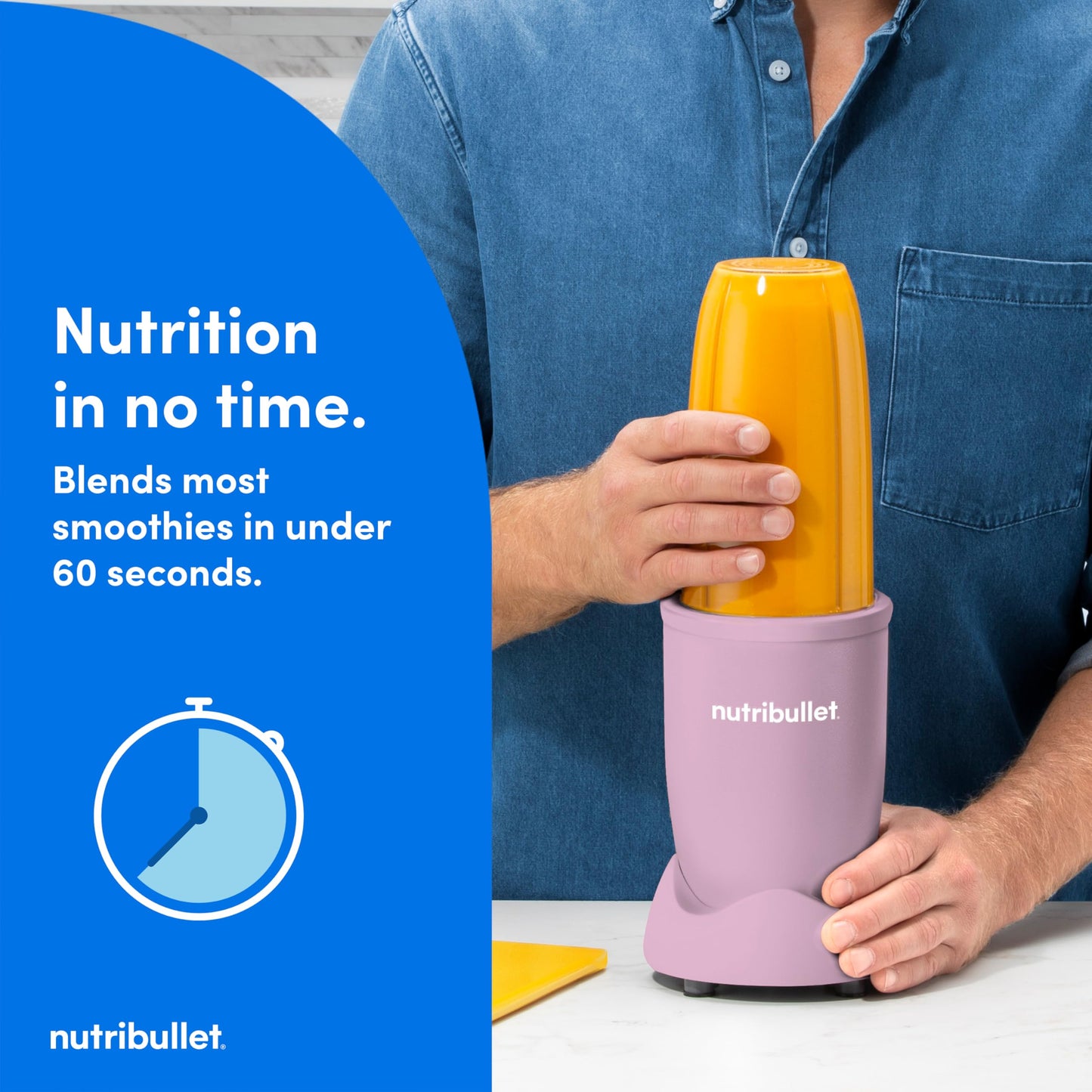 Nutribullet Personal Blender, Shakes, Smoothies, Food Prep, and Frozen Blending, 24 Ounces, 600 Watt, Dark Gray, NBR-0601WM