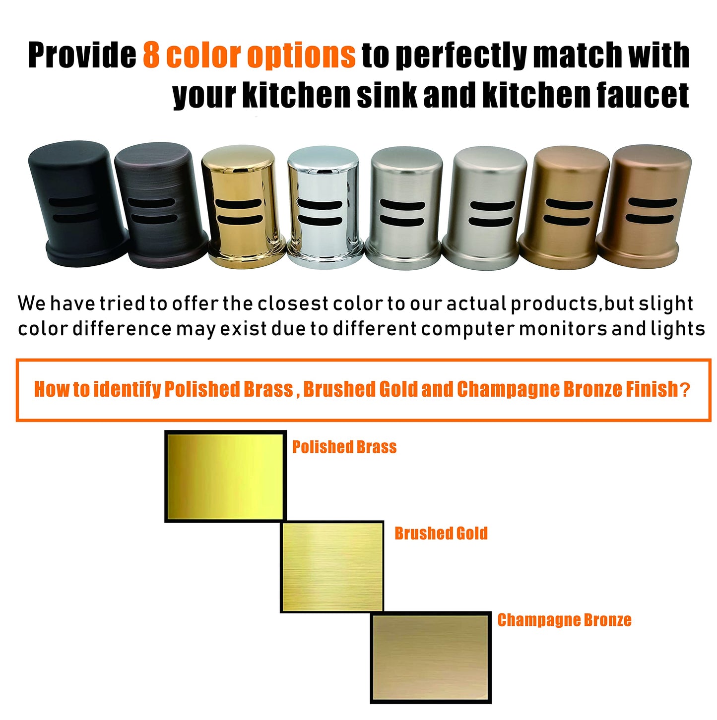 Dishwasher Air Gap Cover Black only, Skirted, Replacement Black air gap dishwasher,Solid Brass,Matte Black Finish