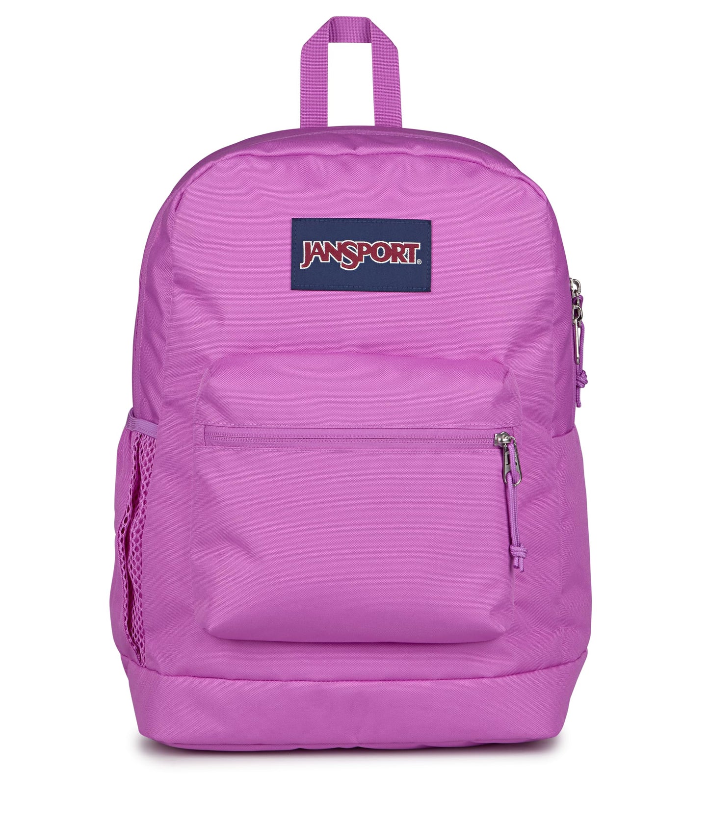 JanSport Cross Town Plus Backpack - Large Main Compartment, Side Water Bottle Pocket, 15-Inch Padded Laptop Sleeve - Black