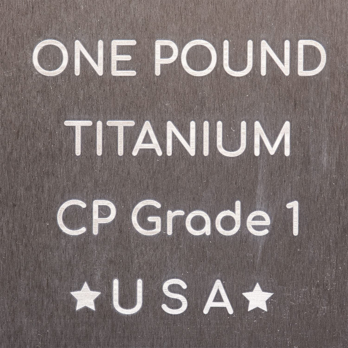 Titanium Bar - 1lb Laser Engraved .999 Pure Bar Chemistry Element Design Unique Rare Metal Gift for Teachers Students Paperweight